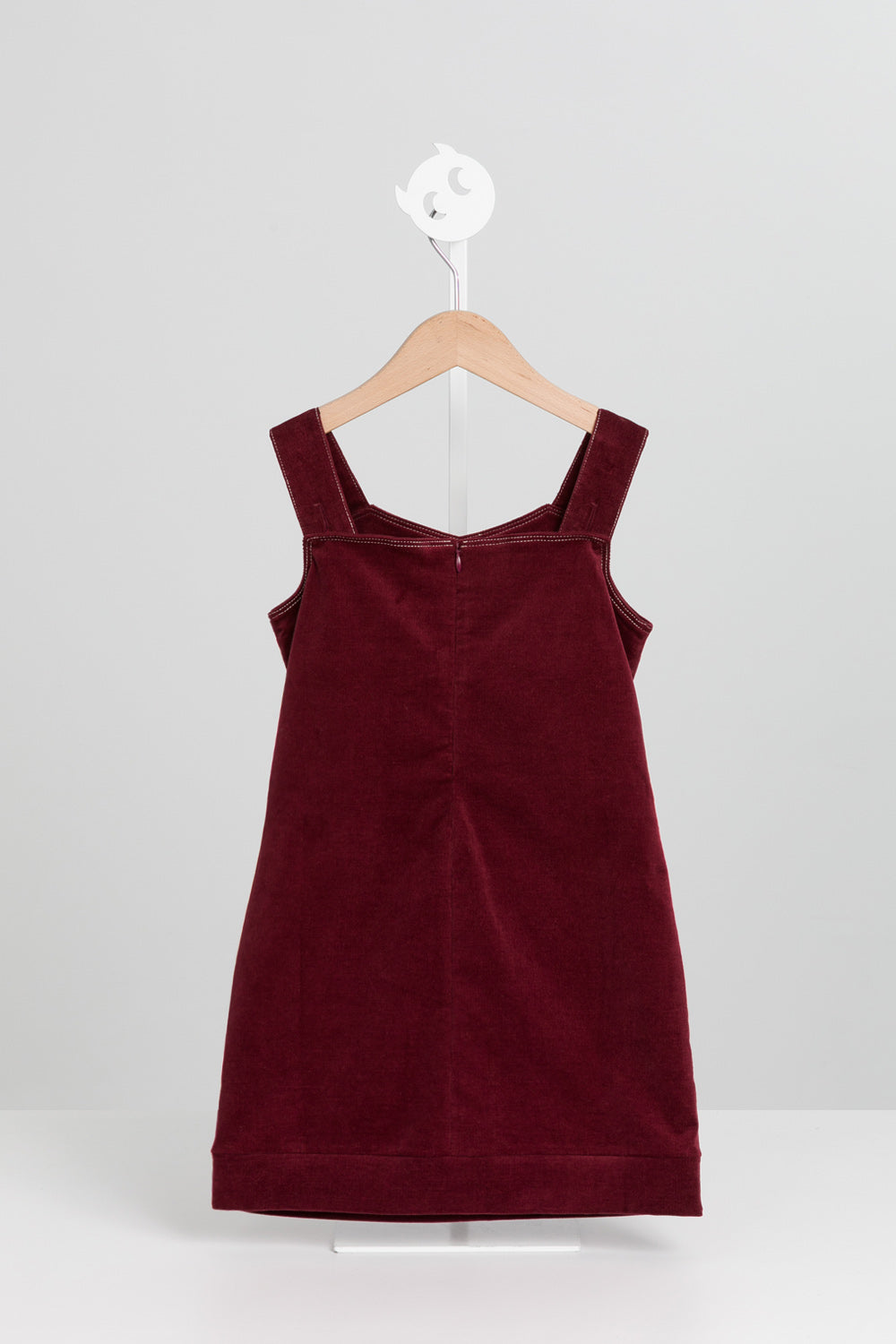 Luxury | 女童 Bowberry燈芯絨吊帶裙 | 無袖蝴蝶結 口袋設計 立體剪裁