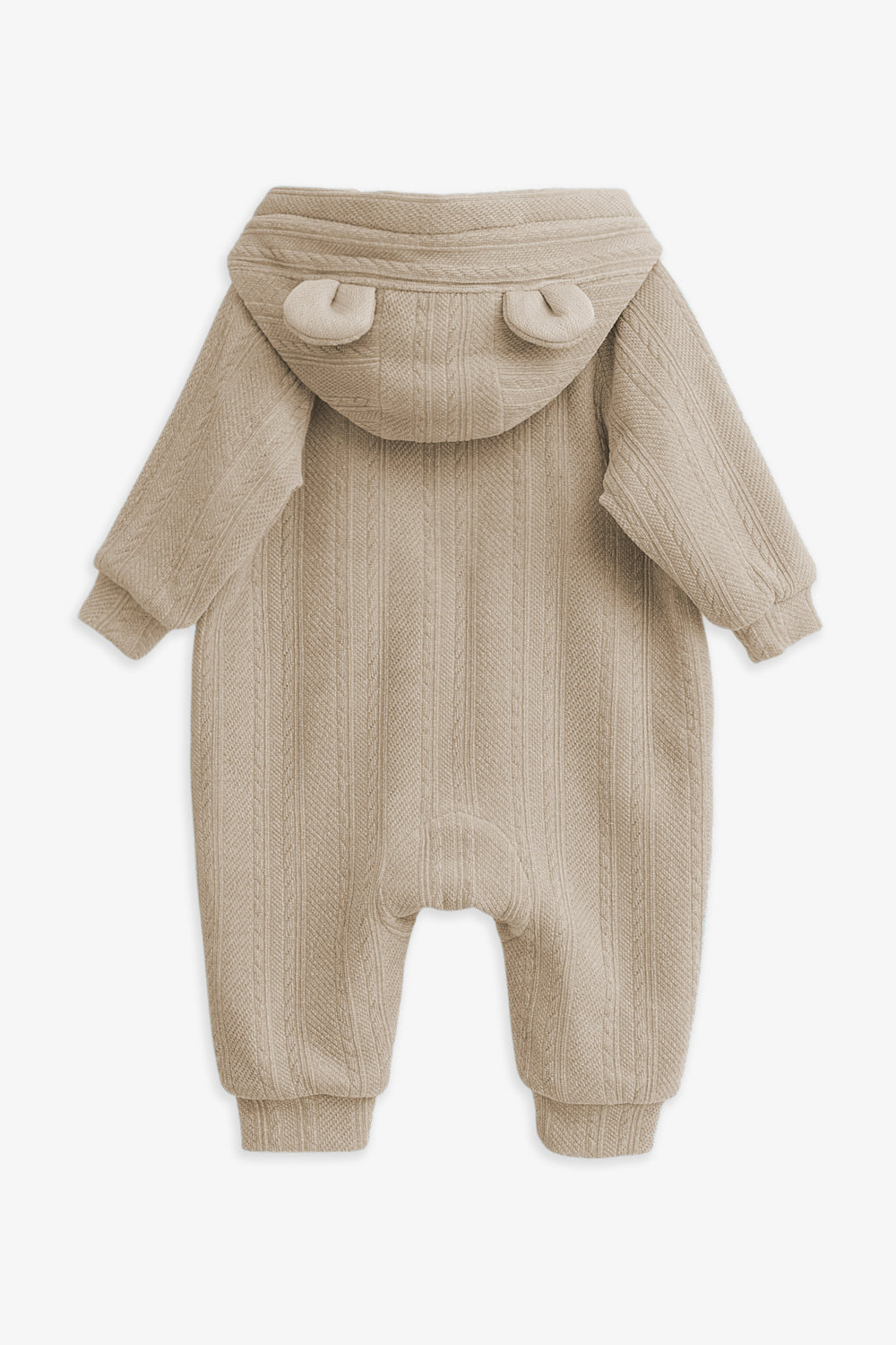 Luxury | 幼兒 Bear Hug 立體熊耳連帽雙拉鍊長袖連身兔裝
