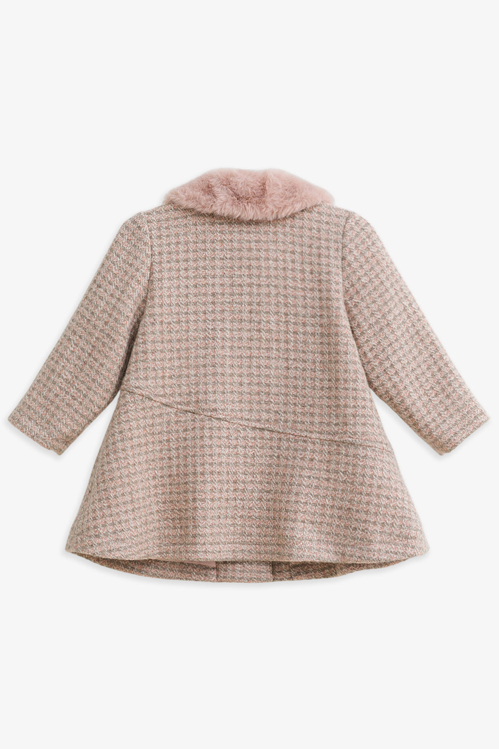 Luxury | 幼兒 Frankie毛領羊毛長袖外套