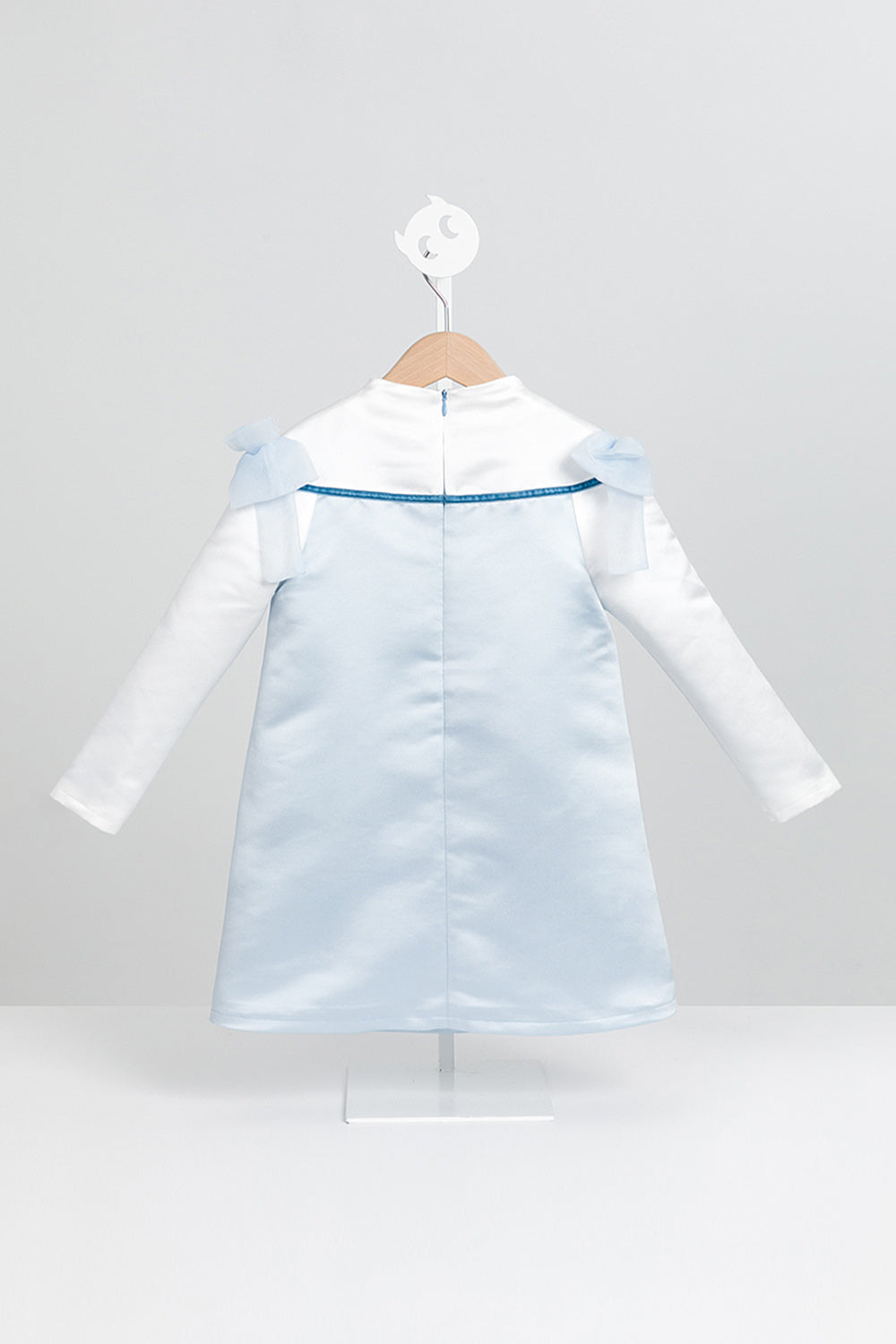 【訂製款】Luxury | 女童 訂製-Gala Bows蝴蝶結洋裝 | 長袖蝴蝶結 織帶 小立領