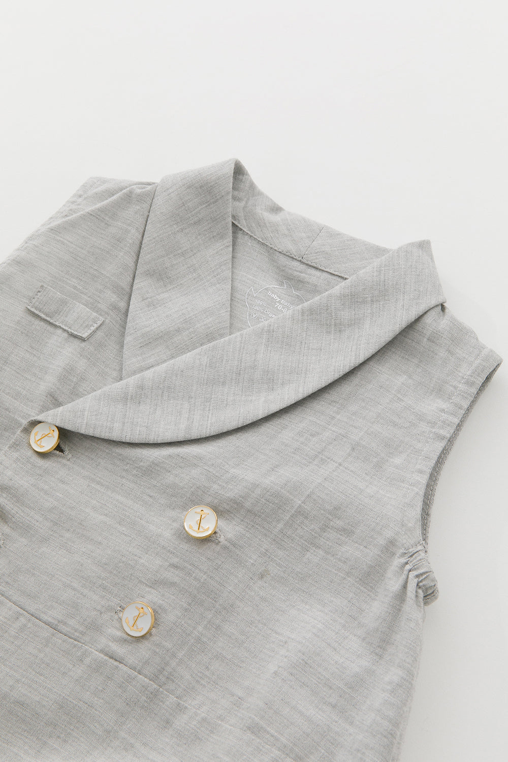 Main | Toddler Formal Wear Series - Bunny Jumpsuit with Loofah Collar | Formal Occasions | 100% Organic Cotton