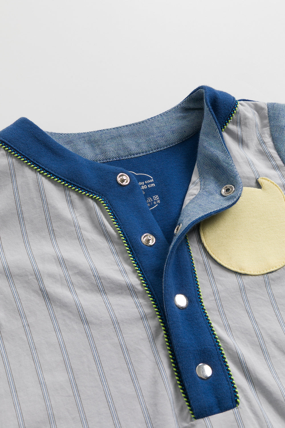 Main | Men|Cozy Catcher 條紋拼接棒球風襯衫 100%有機棉