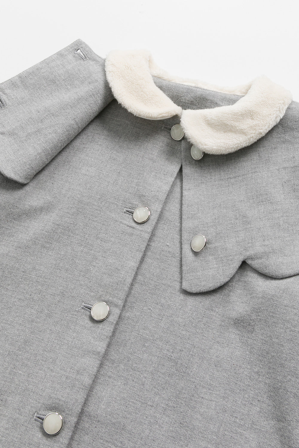 【預購】Main | 女童 Cupcake 花瓣兩件式外套 | 長袖貝殼領 花朵 可拆式 | 100%有機棉