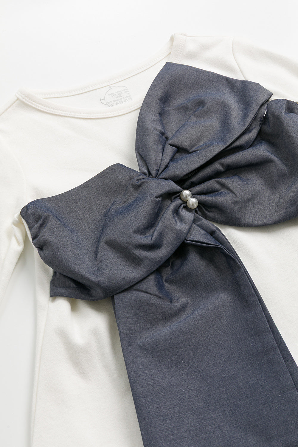 Main | 女童 Rubans Pearl蝴蝶結上衣 | 長袖蝴蝶結 立體剪裁 珍珠 | 100%有機棉