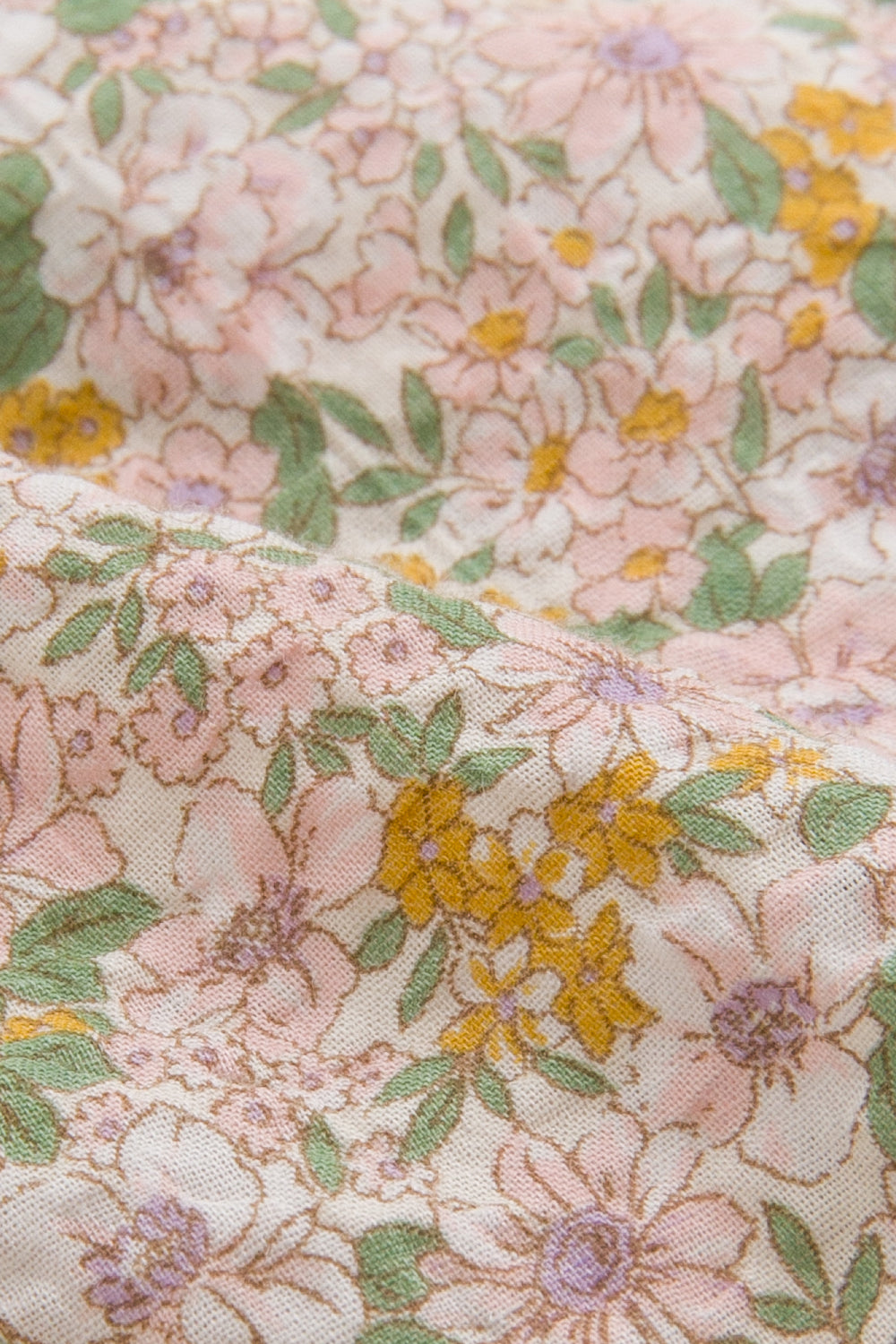 Luxury | 幼兒 Flora 花朵小翻領背心上衣