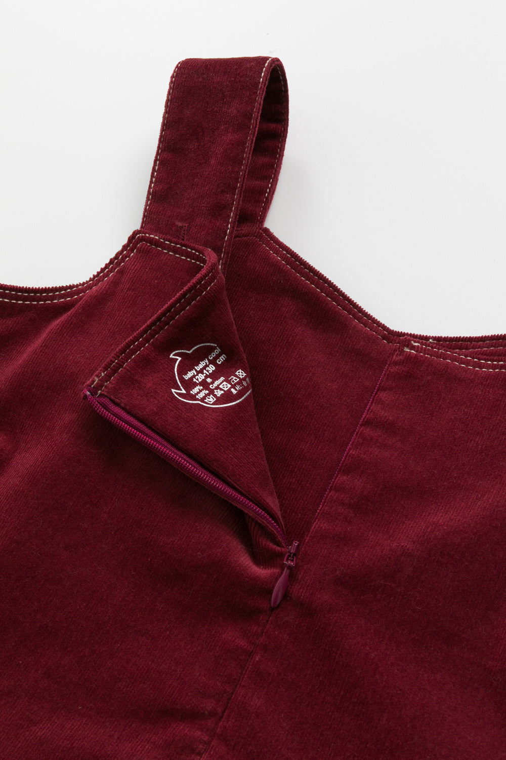 Luxury | 女童 Bowberry燈芯絨吊帶裙 | 無袖蝴蝶結 口袋設計 立體剪裁