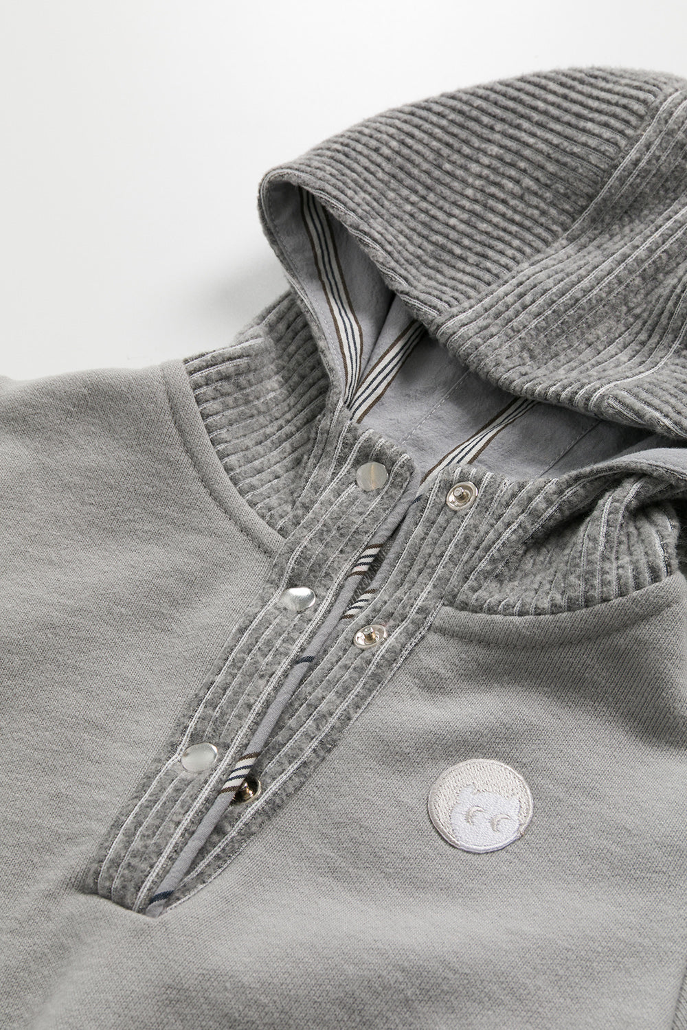 Main | 幼兒 Warm Hug拼接帽Tee | 長袖拼接 運動風 連帽設計 | 100%有機棉