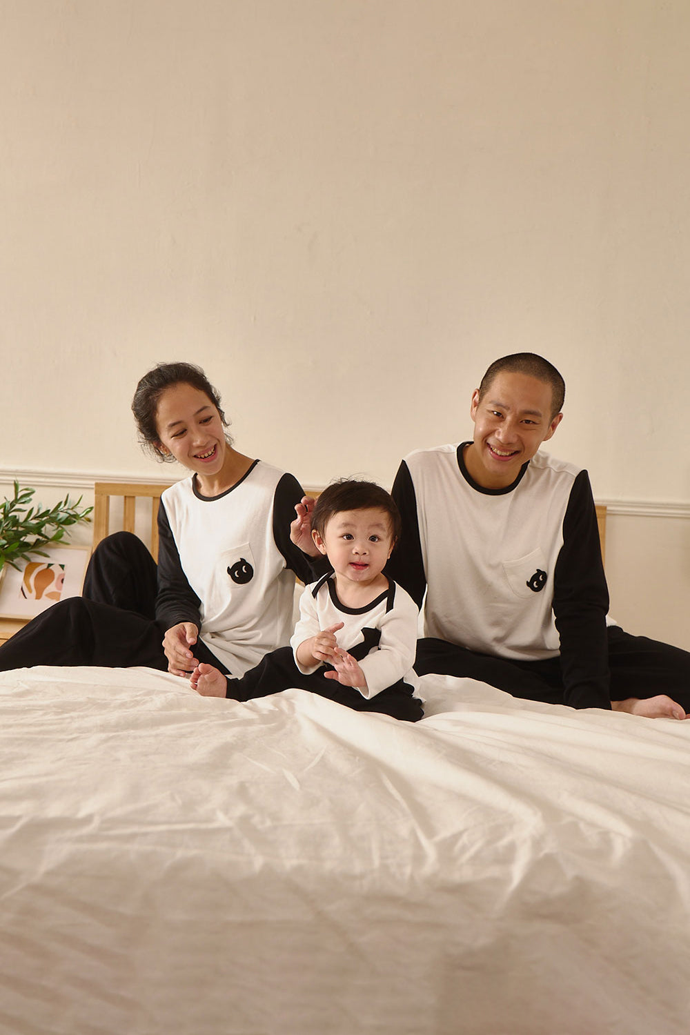 Basic | 成人 小精靈居家套組(男士) | 小精靈 Logo 拼接 | 100% 有機棉