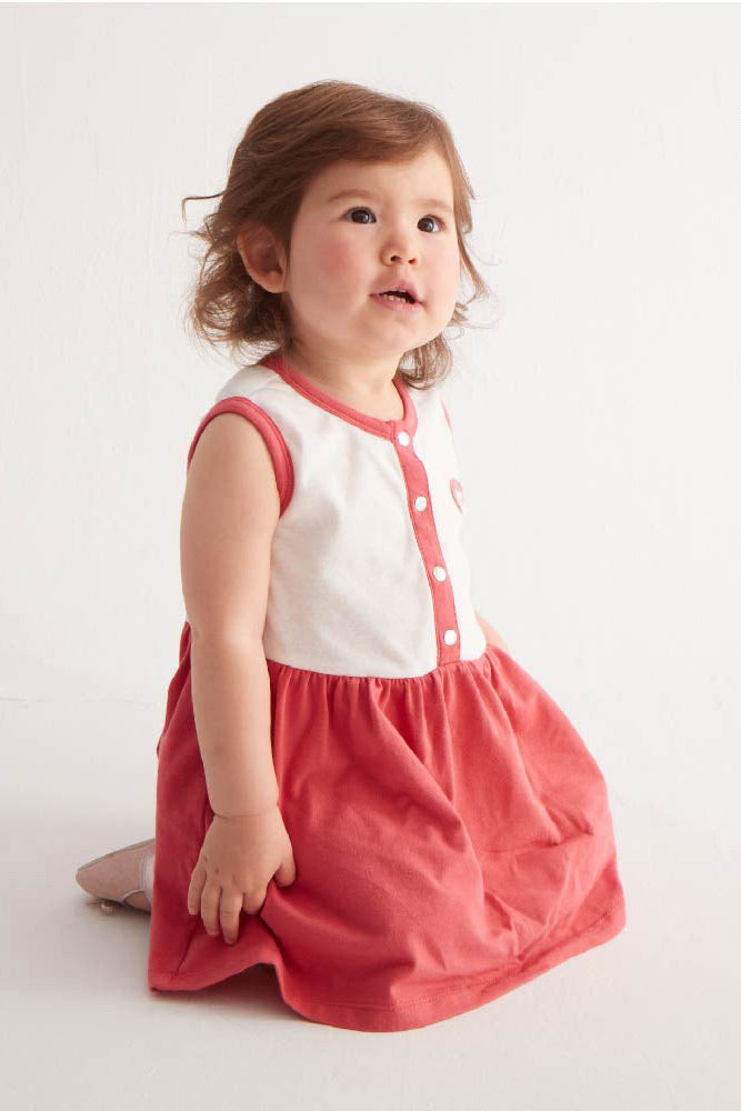 Main | Toddler Neo-Avant-Garde Series - Eden Romper Dress | Patchwork | 100% Organic Cotton