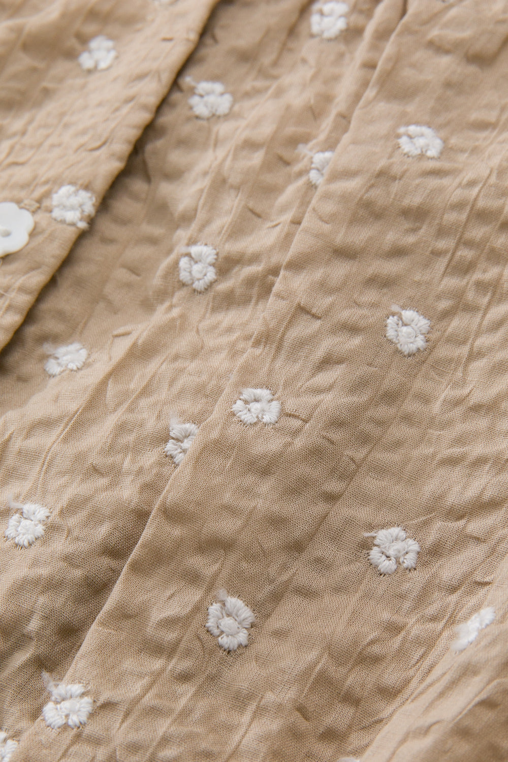 Luxury | 幼兒 Meadow 荷葉花朵刺繡上衣