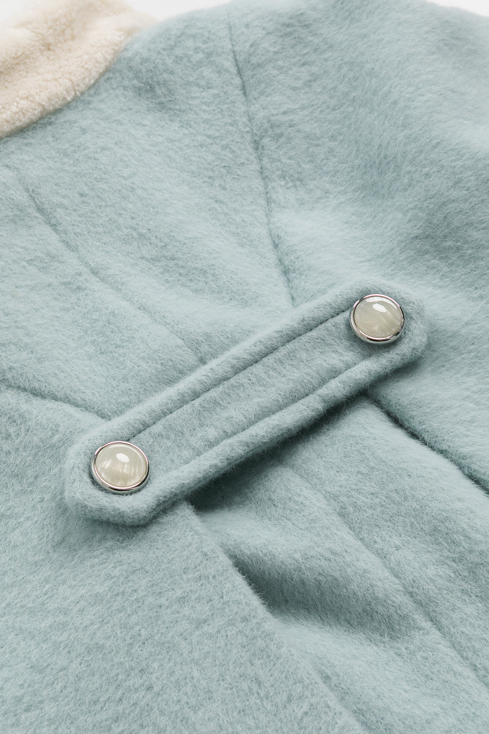 Luxury | 女童 Snuggle寶貝斗篷 | 拼接 小立領 袖型設計