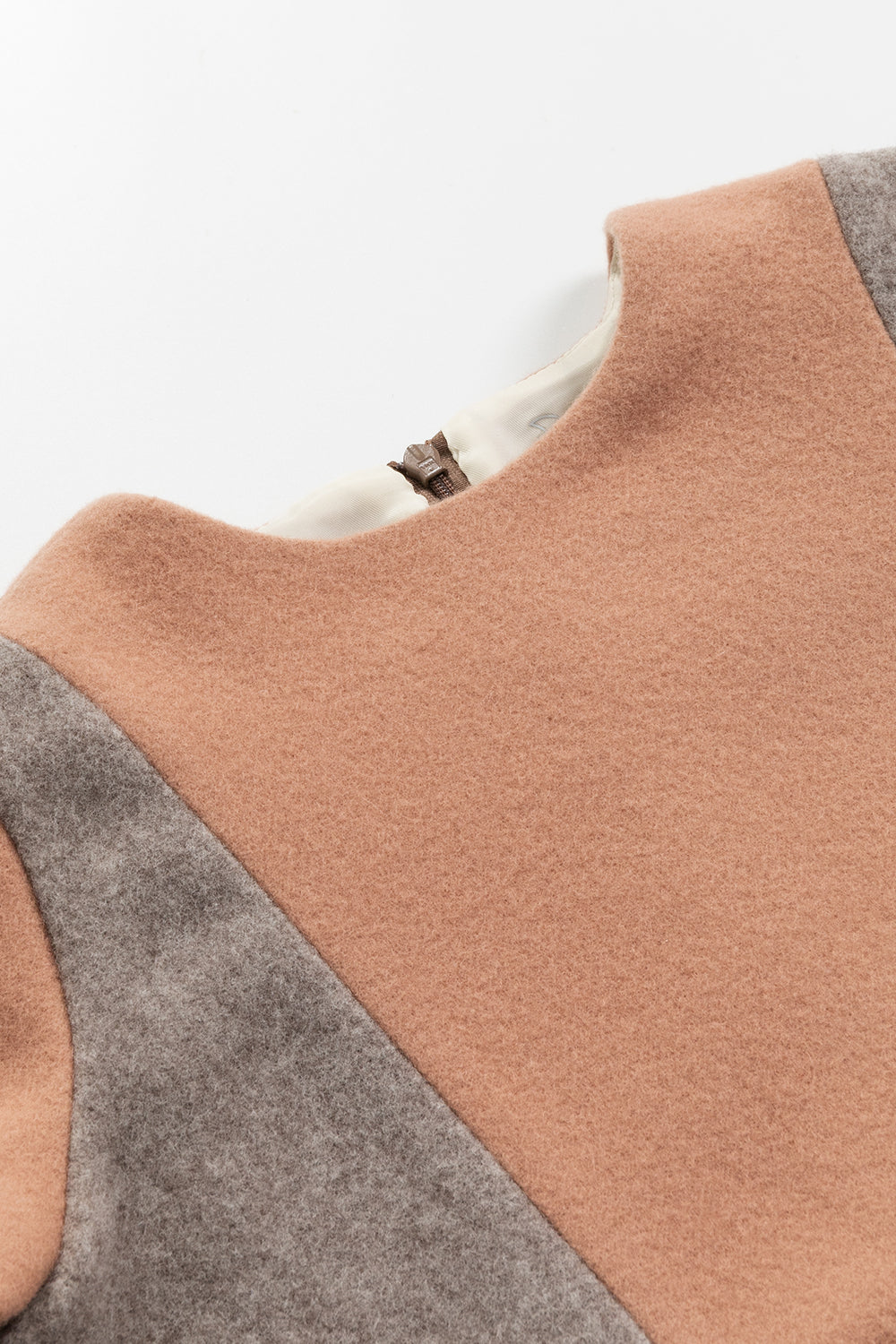 【預購】Luxury | 女童 星星拼接洋裝 | 長袖毛呢拼接 幾何 立體剪裁