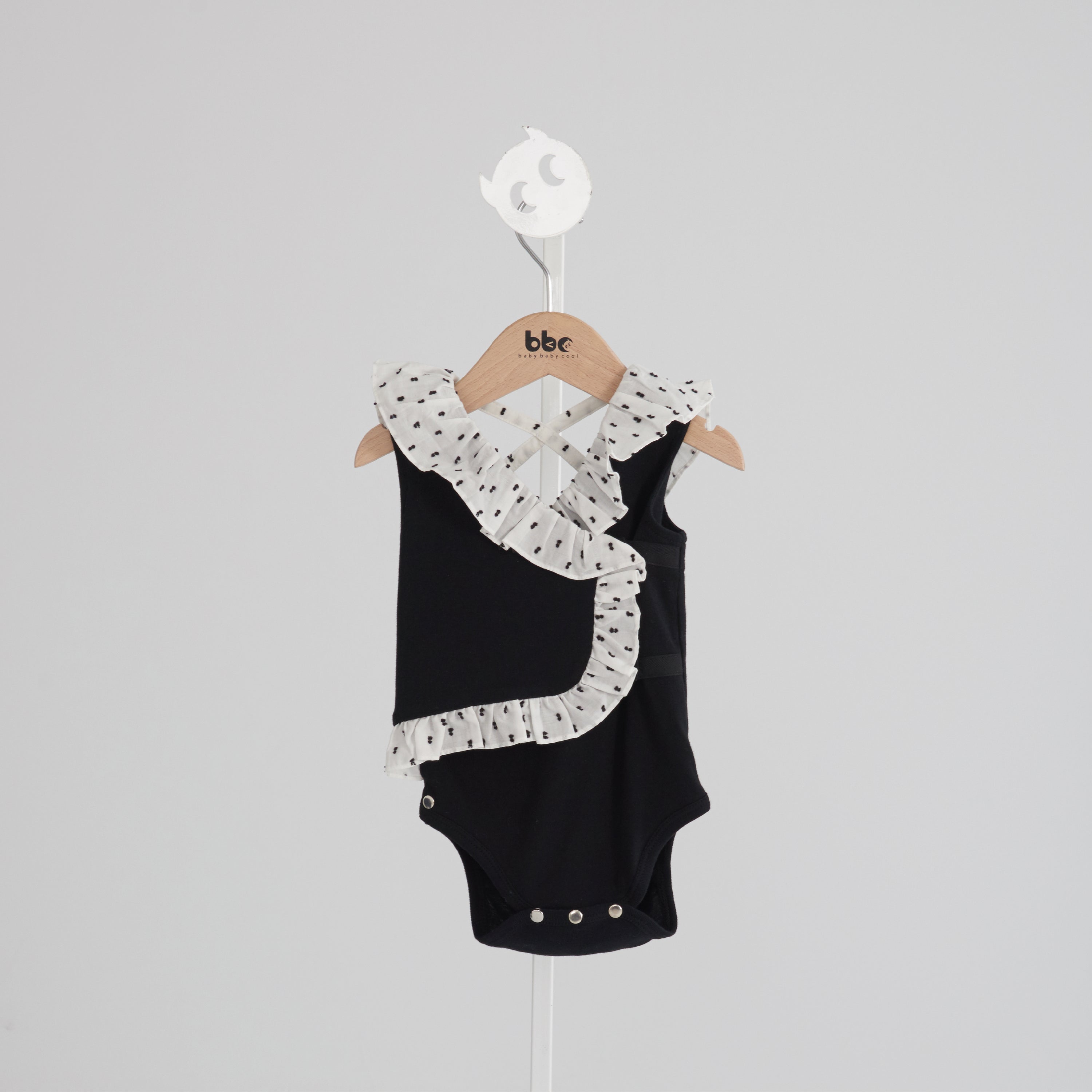 Main | Toddler Wave Series - Backless Lotus Leaf Bodysuit | Lotus Leaf Splicing | 100% Organic Cotton