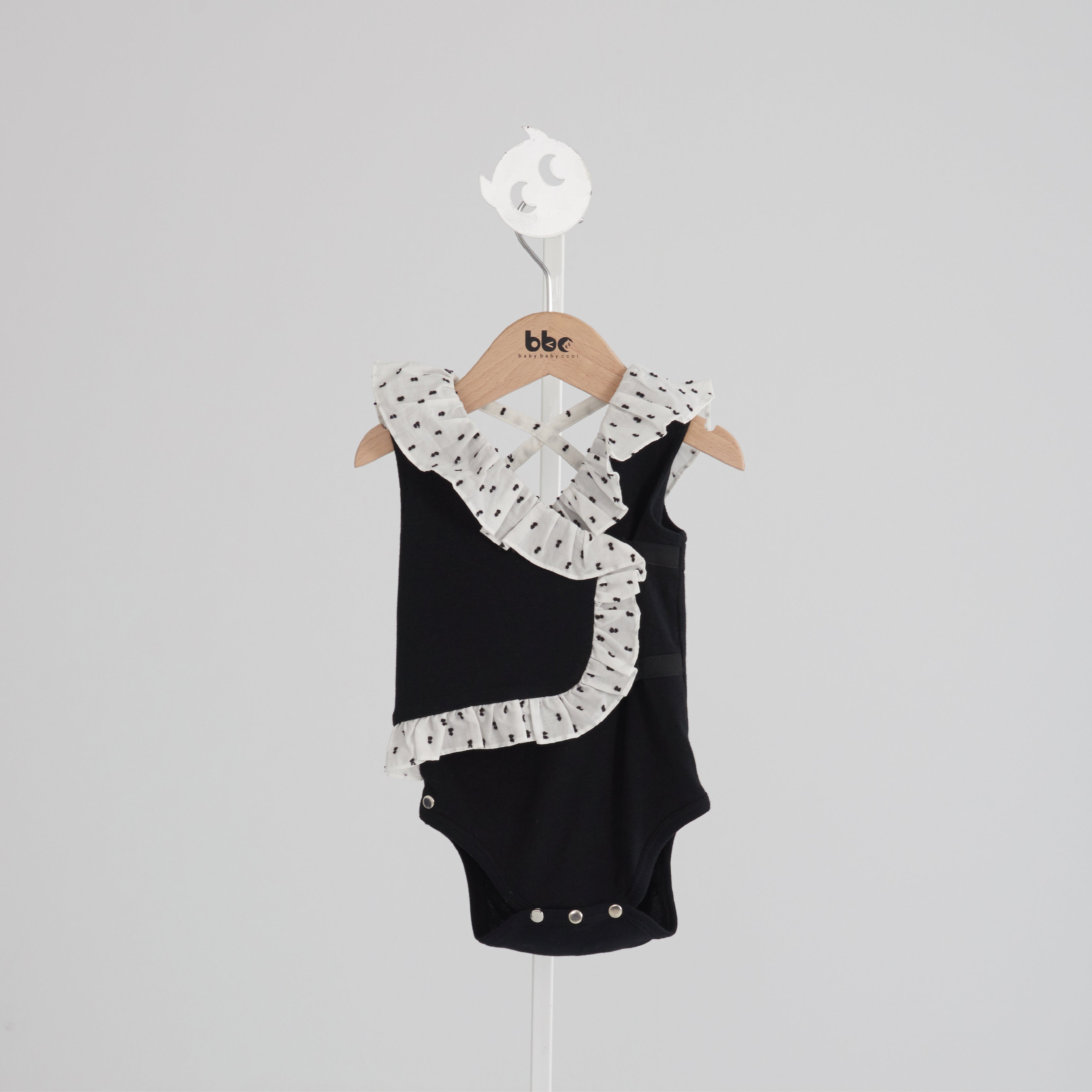 Main | Toddler Wave Series - Backless Lotus Leaf Bodysuit | Lotus Leaf Splicing | 100% Organic Cotton