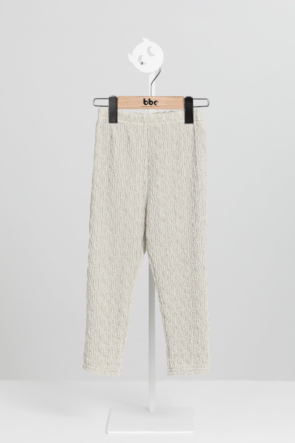 Luxury | 女童 Snow Puff內搭褲 | 細摺 紋理面料