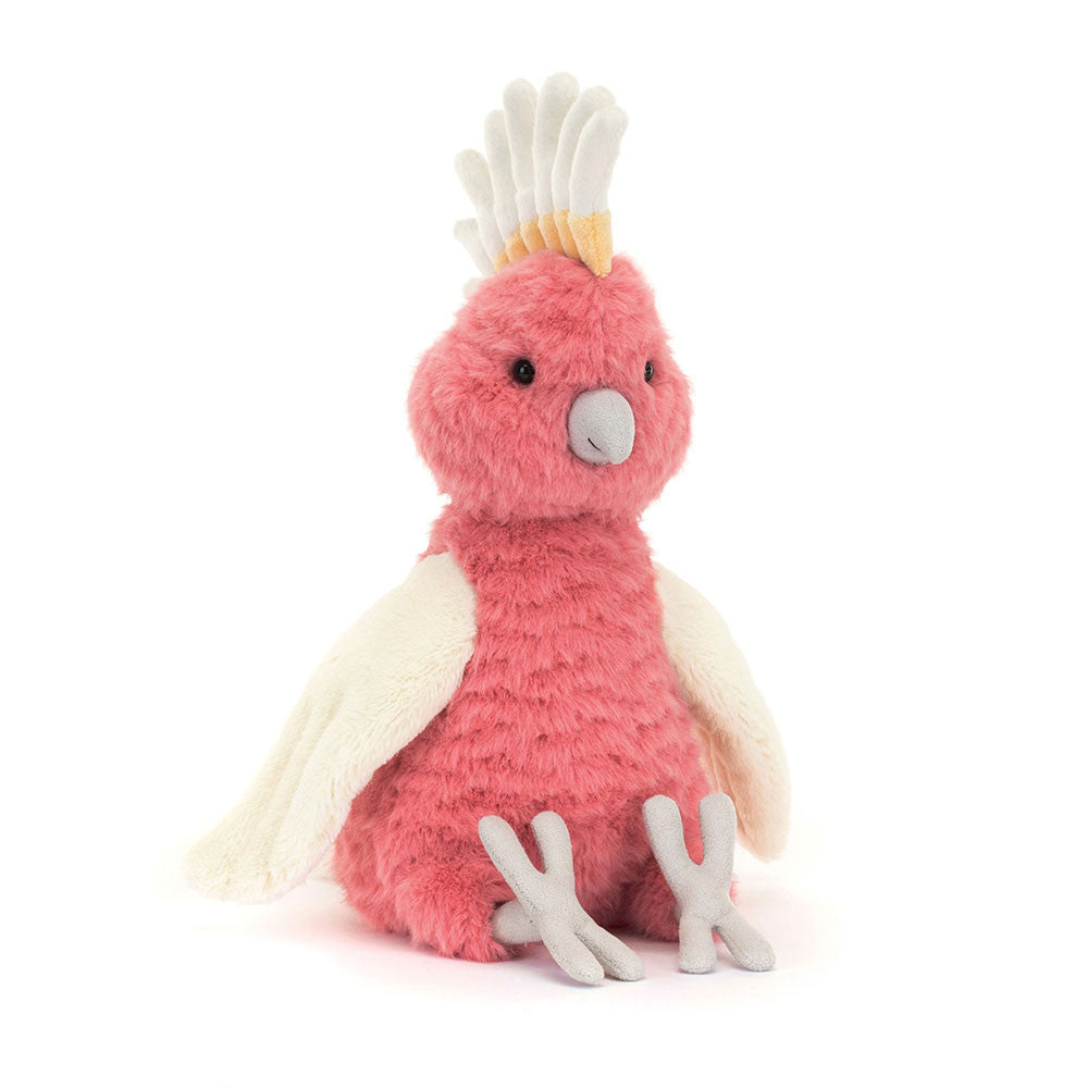 Jellycat | Squawkatoo 粉紅鳳頭鸚鵡