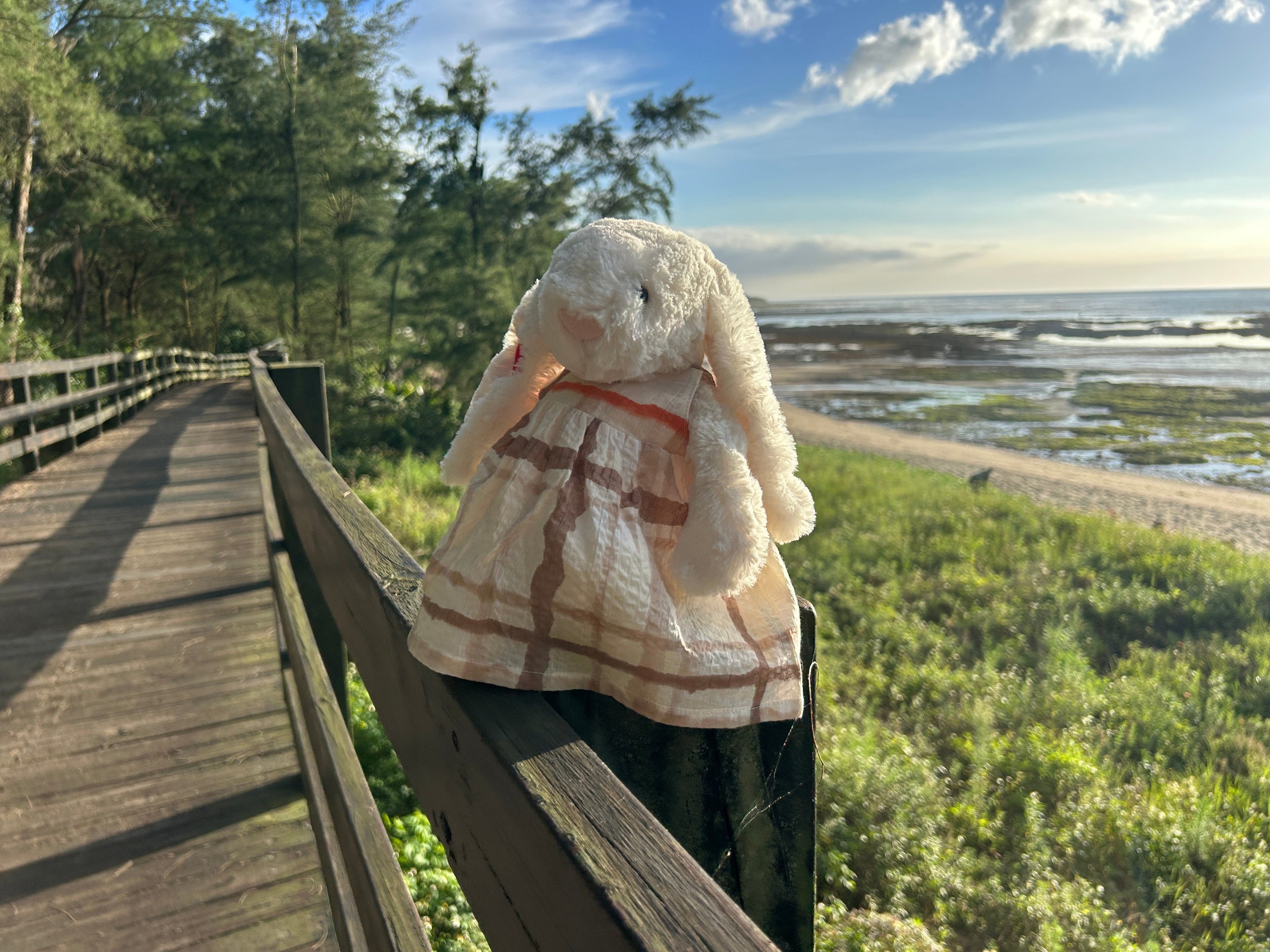 Jellycat | 玩偶衣 Brush Painting 圓點波紋洋裝