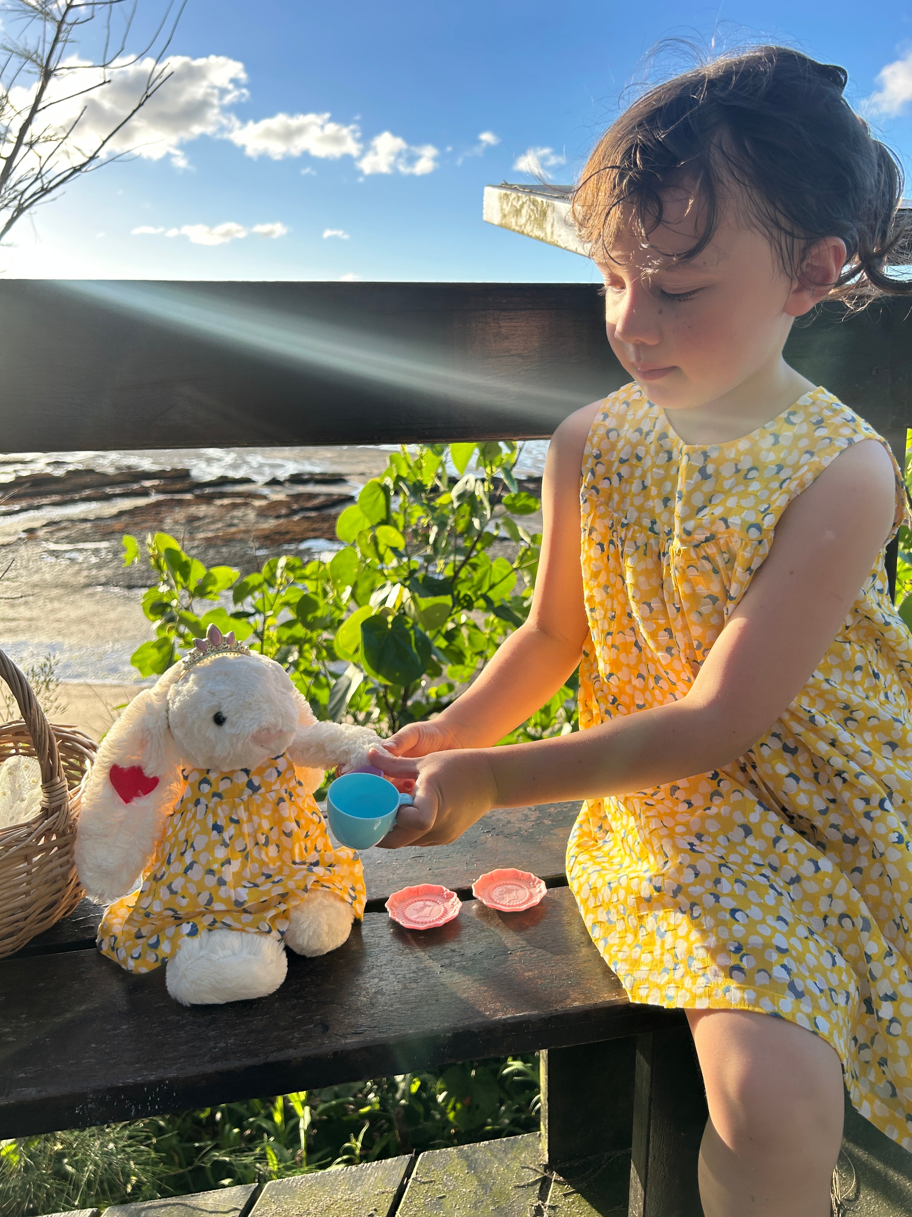Jellycat | 玩偶衣 Brush Painting 圓點波紋洋裝
