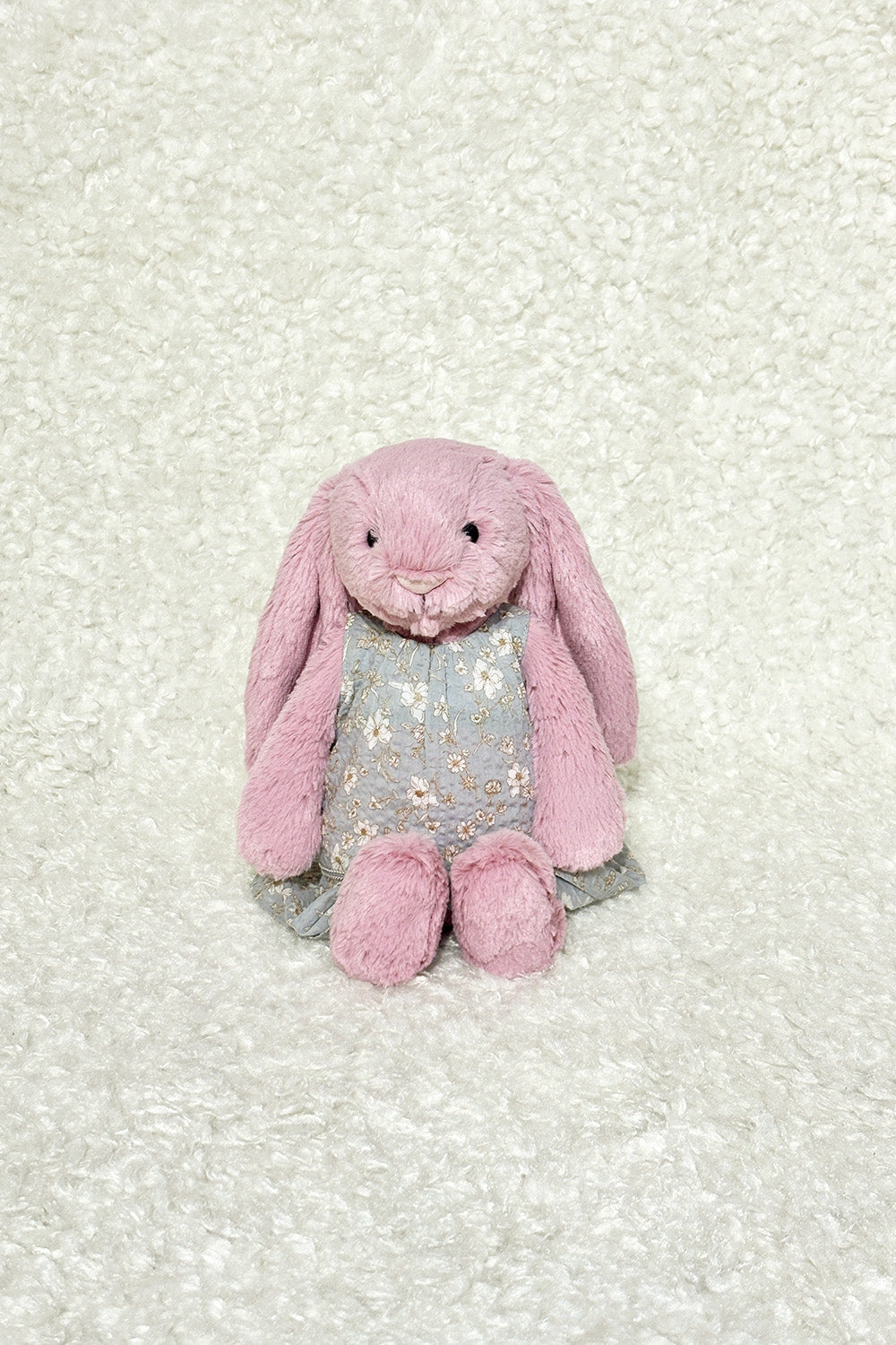 Jellycat | 玩偶衣 Floral 優雅繁花背心洋裝 | 小圓領 織帶 細摺