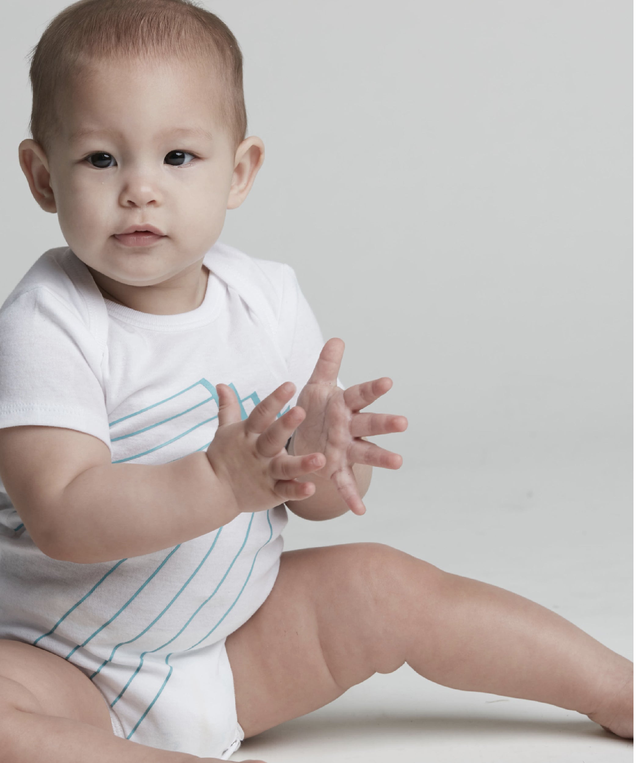Main | Toddler dynamic 3D line bodysuit | Sporty style | 100% organic cotton