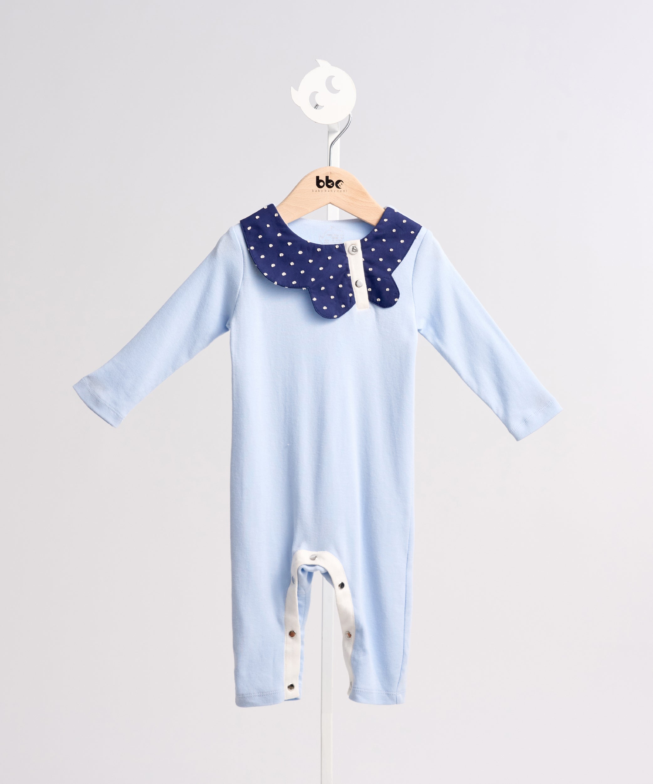 Main | Toddler bunny jumpsuit with pop butterfly collar | Asymmetric collar | 100% organic cotton
