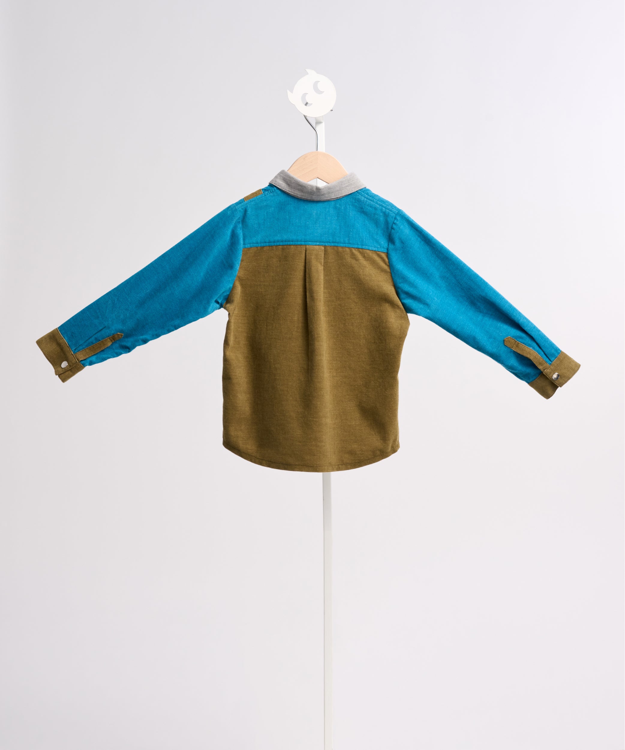 Luxury | Boys Pompidou Collection: Dislocated Corduroy Shirt | Patchwork