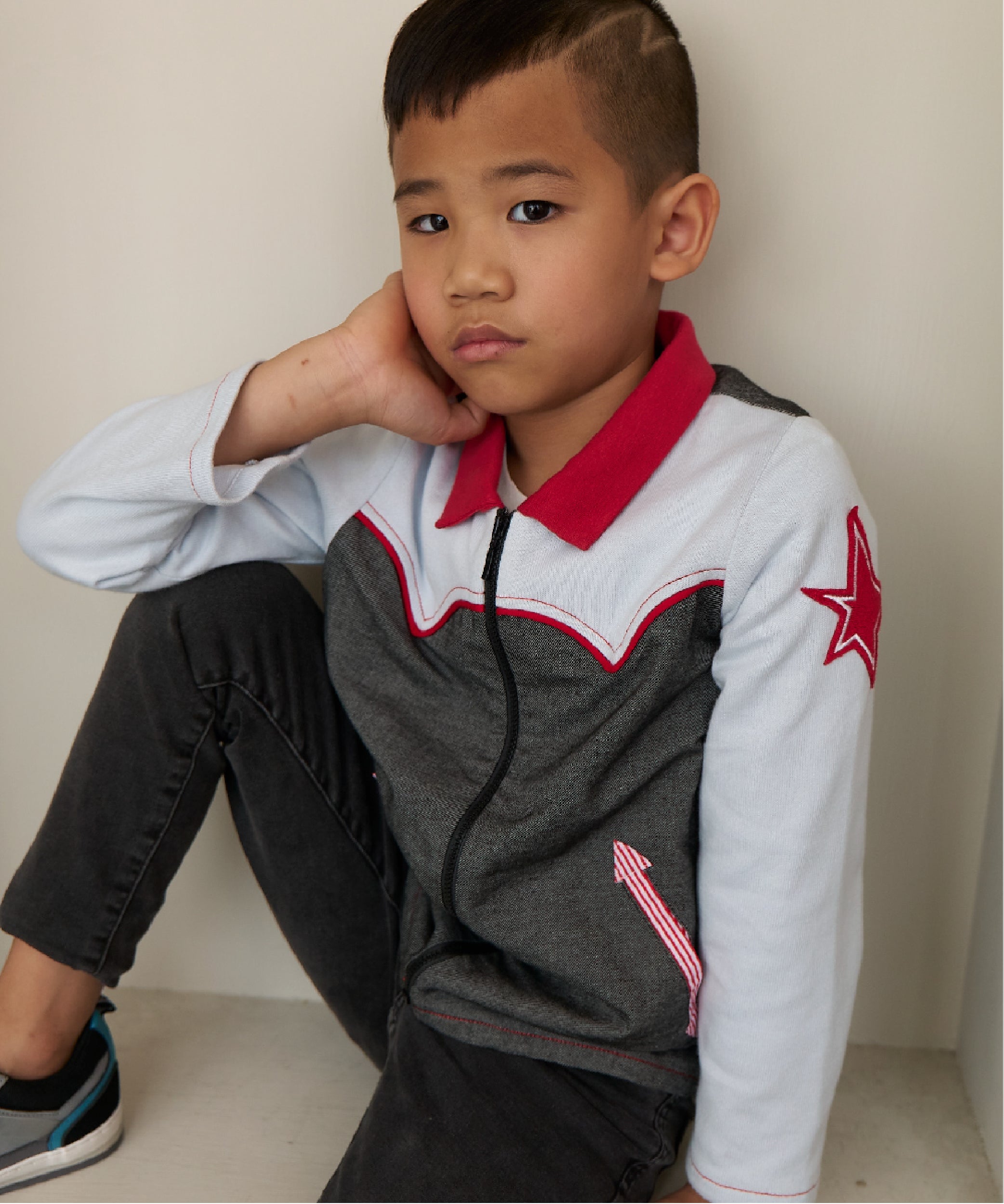 Main | 男童 搖滾牛仔拼接外套 | 星星 | 100% 有機棉