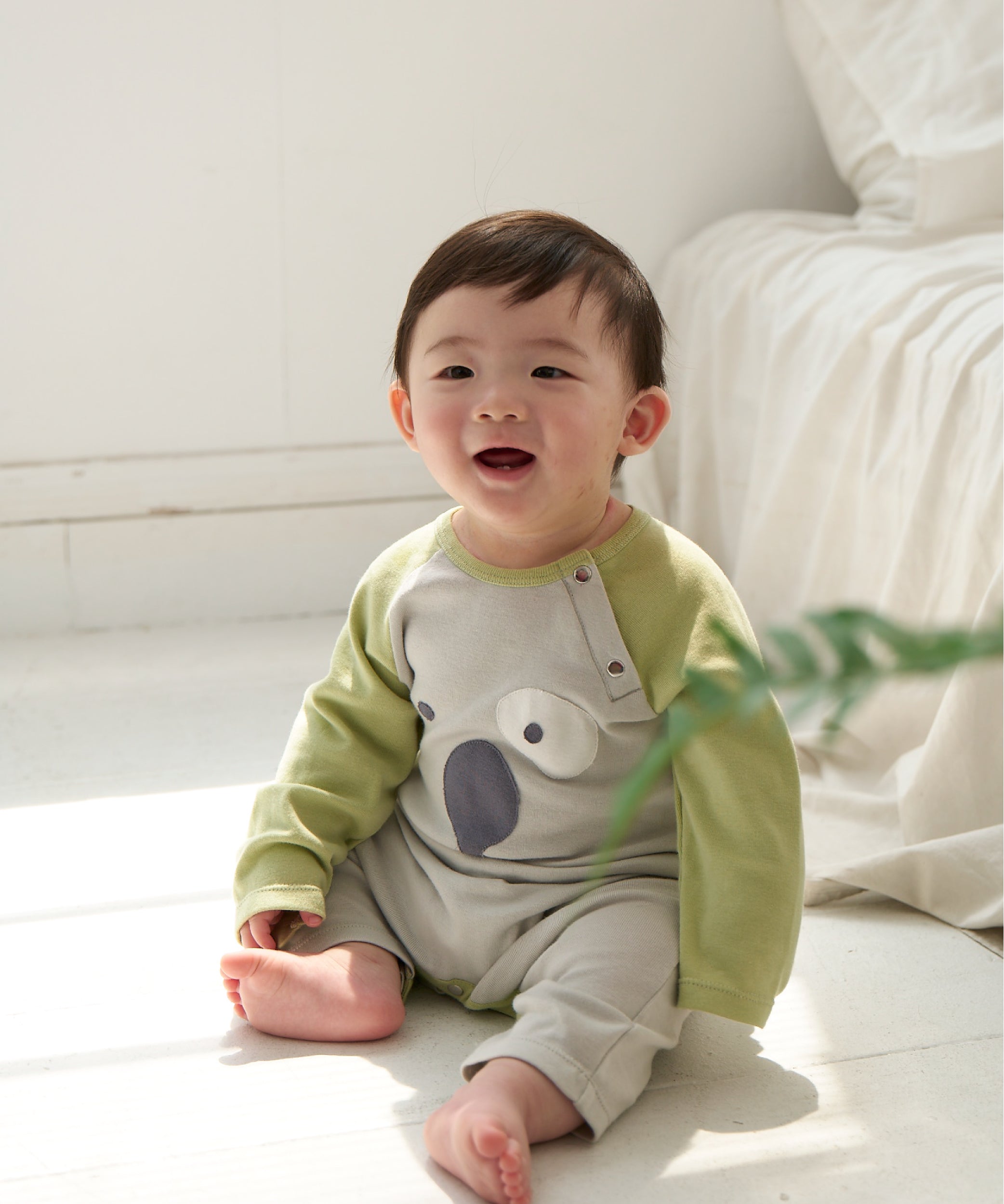 Main | Happy Face Series for Toddlers: Happy Big Nose Dog Bunny Costume | Animal Face | 100% Organic Cotton