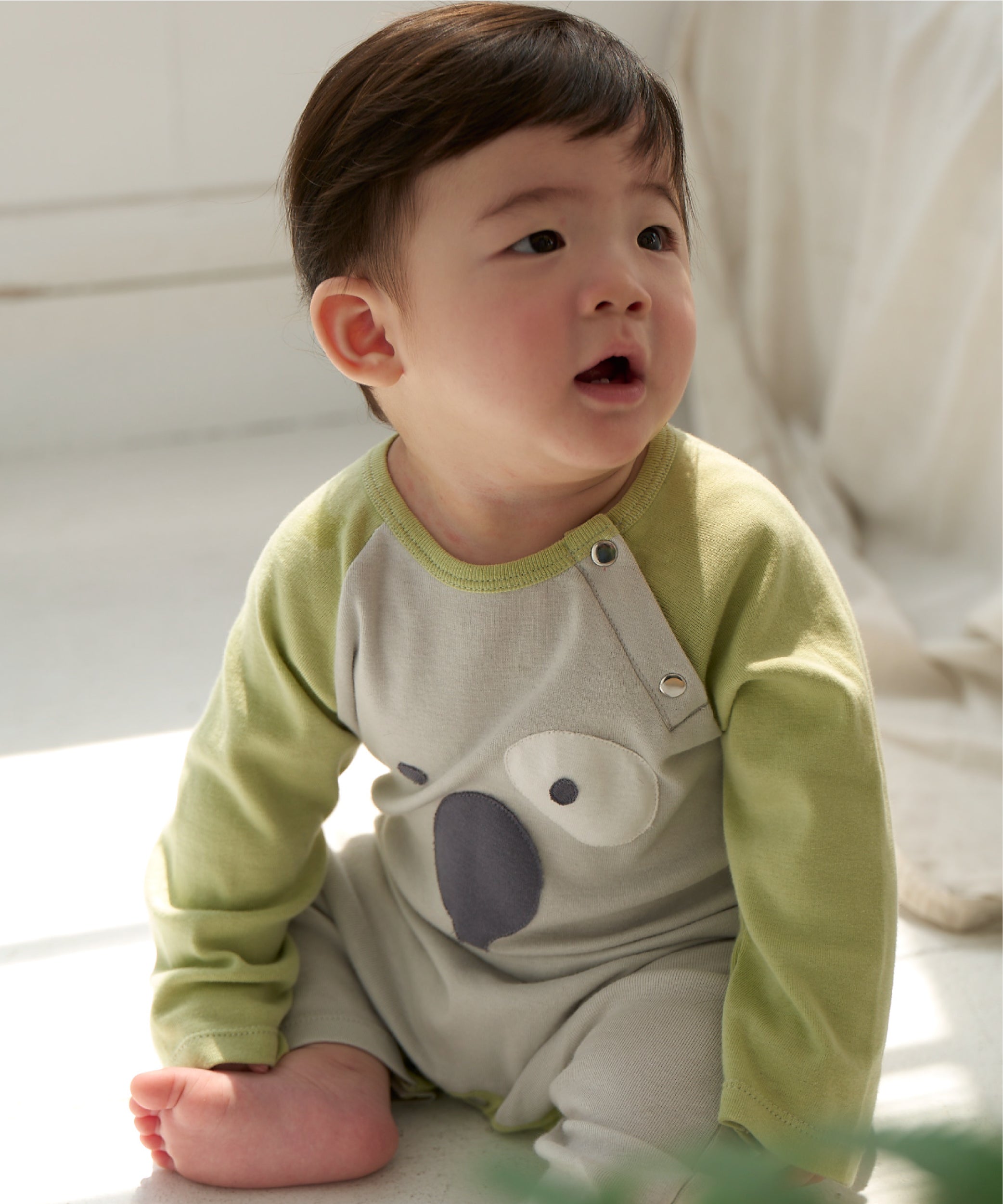 Main | Happy Face Series for Toddlers: Happy Big Nose Dog Bunny Costume | Animal Face | 100% Organic Cotton