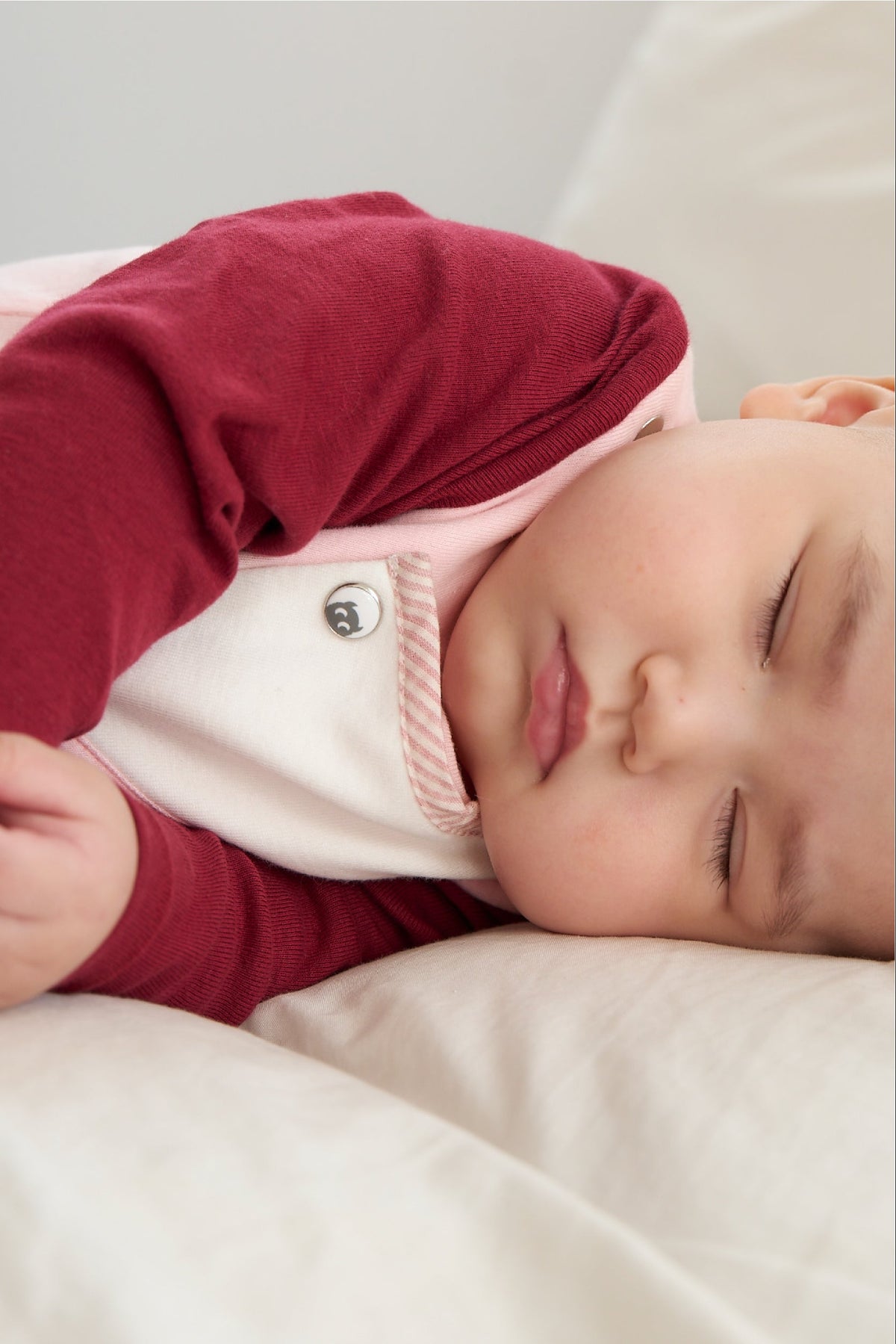 Main | Toddler Bermuda Lapel Bodysuit | Paneled | 100% organic cotton