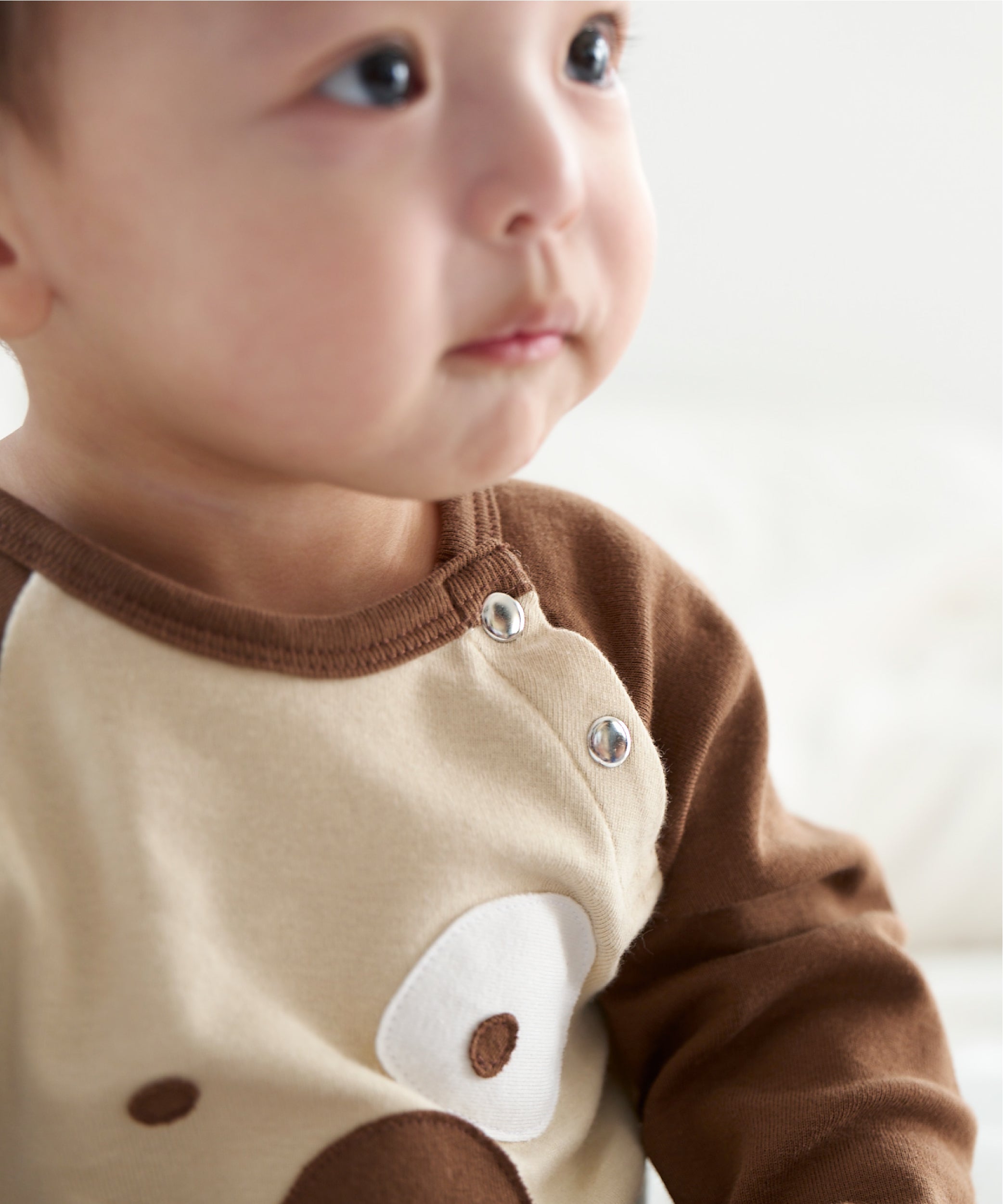 Main | Happy Face Series for Toddlers: Big Nose Dog Sweater | Animal Face | 100% Organic Cotton