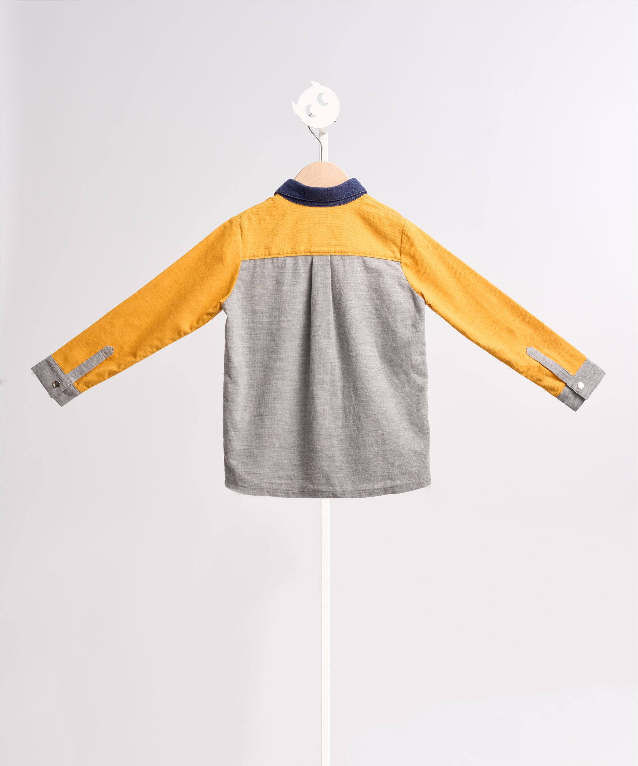 Luxury | Boys Pompidou Collection: Dislocated Corduroy Shirt | Patchwork