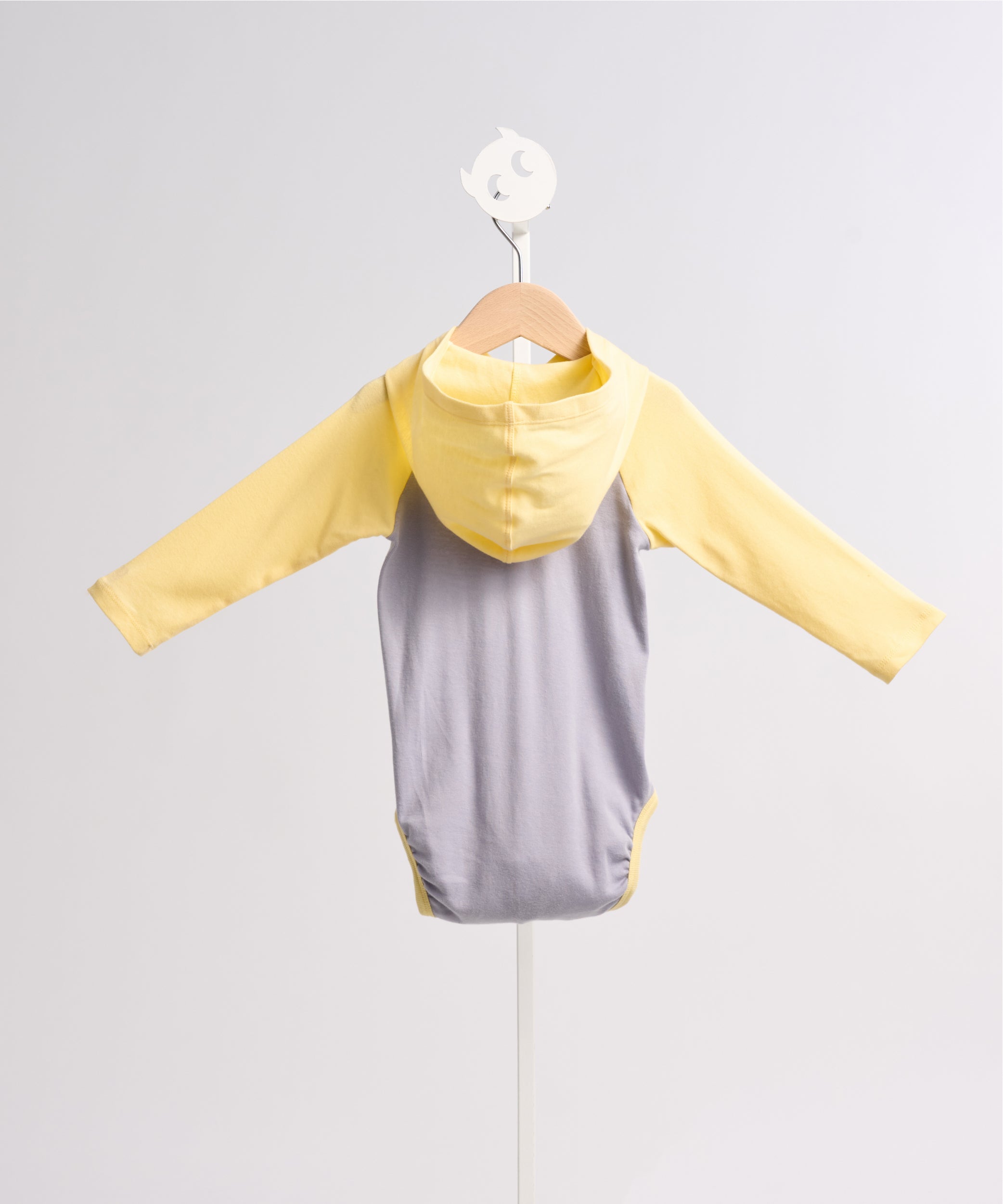 Main | Toddler Flow Patchwork Hooded Bodysuit | Patchwork | 100% organic cotton