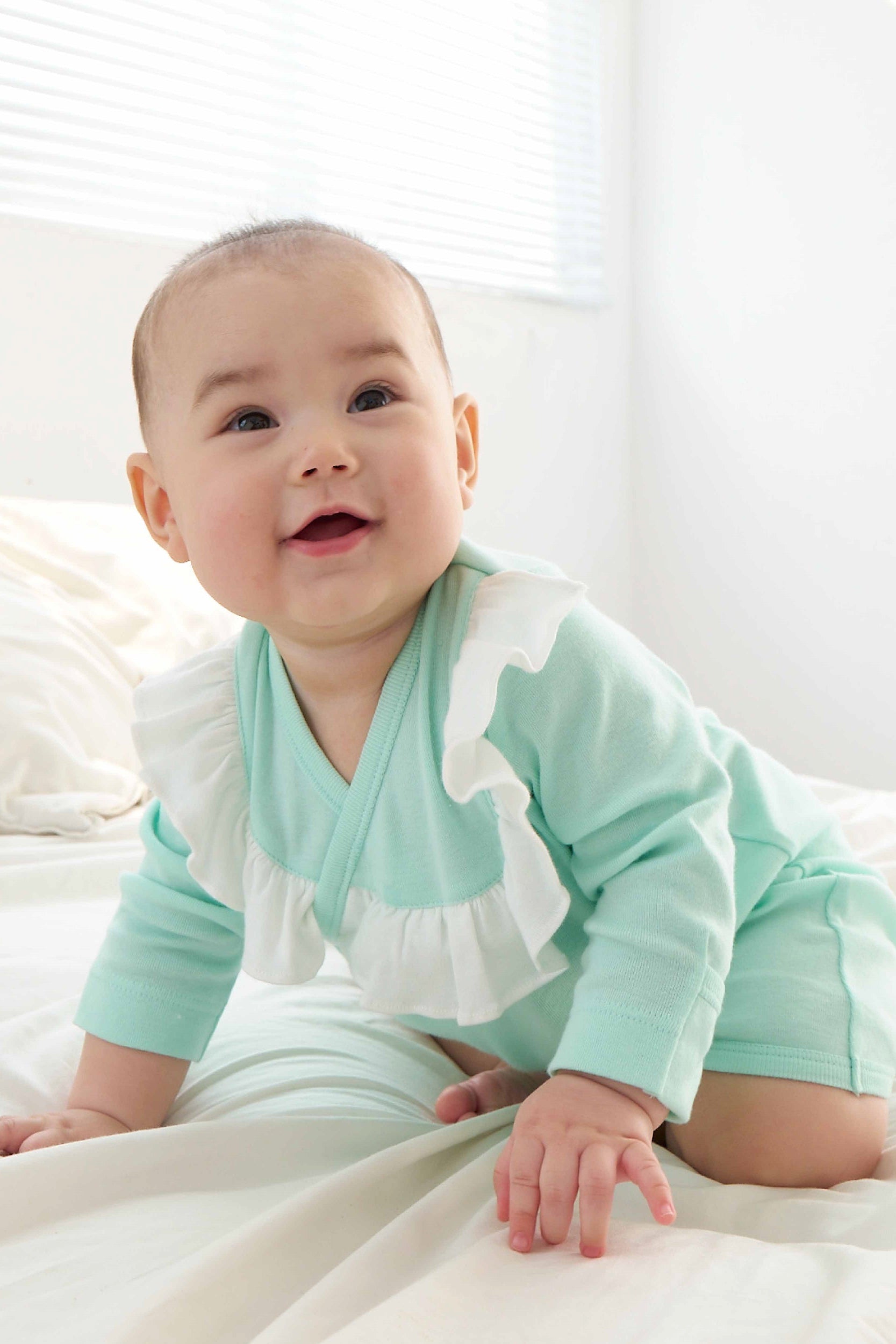 Main | Newborn Newborn Series - Dancing Butterfly Dress | Lotus Leaf | 100% Organic Cotton