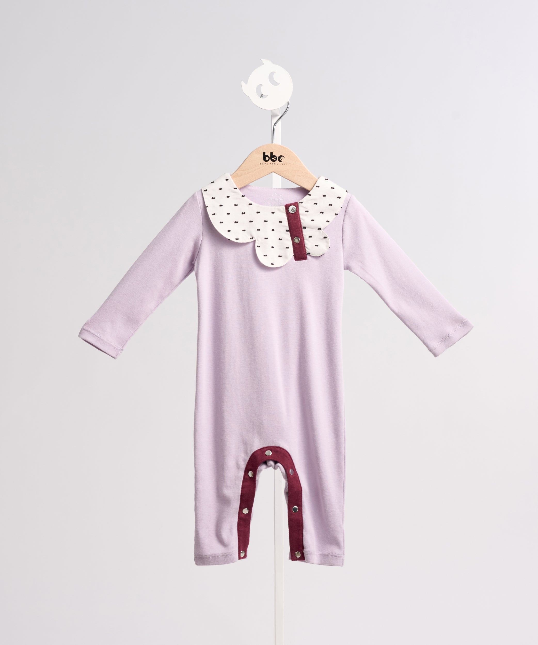 Main | Toddler bunny jumpsuit with pop butterfly collar | Asymmetric collar | 100% organic cotton