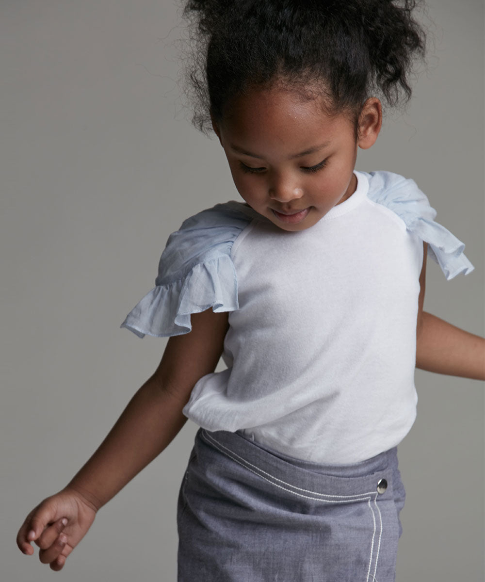 Main | Girls Angel Top | Paneled | 100% organic cotton