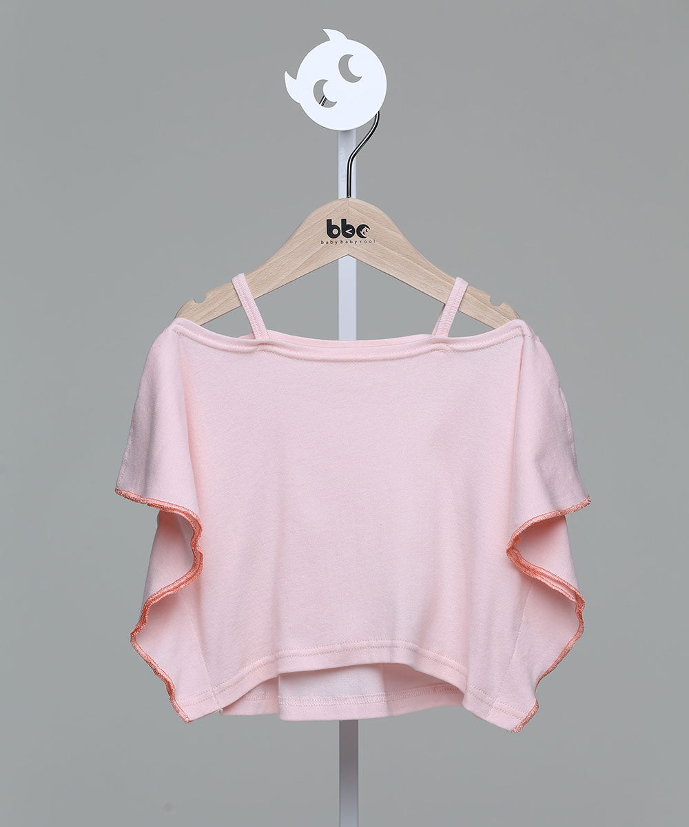 Main | Girls Off-the-shoulder Top | Off-the-shoulder Neck | 100% Organic Cotton