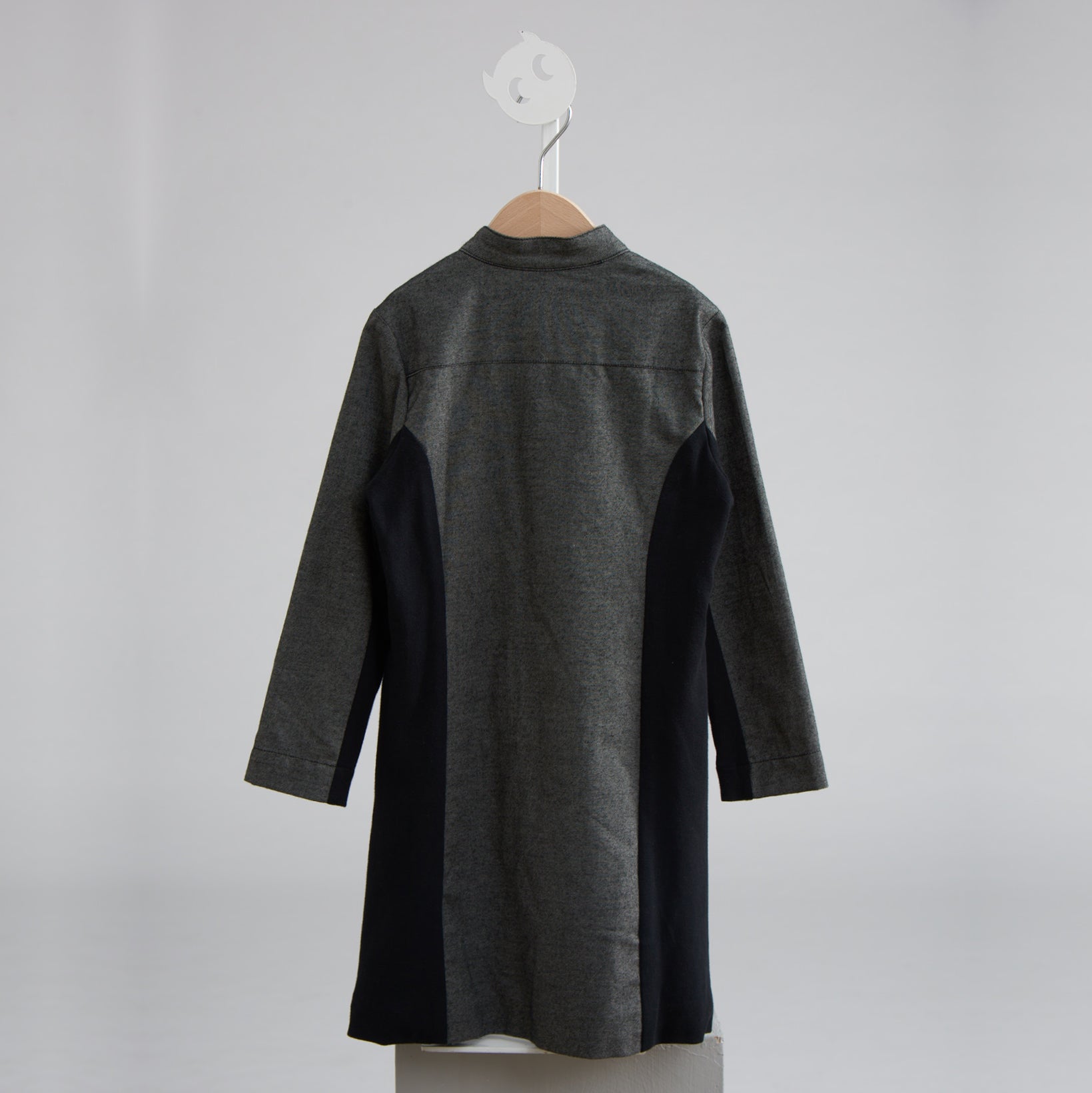 Main | Toddler British style three-dimensional lotus leaf long coat | lotus leaf | 100% organic cotton