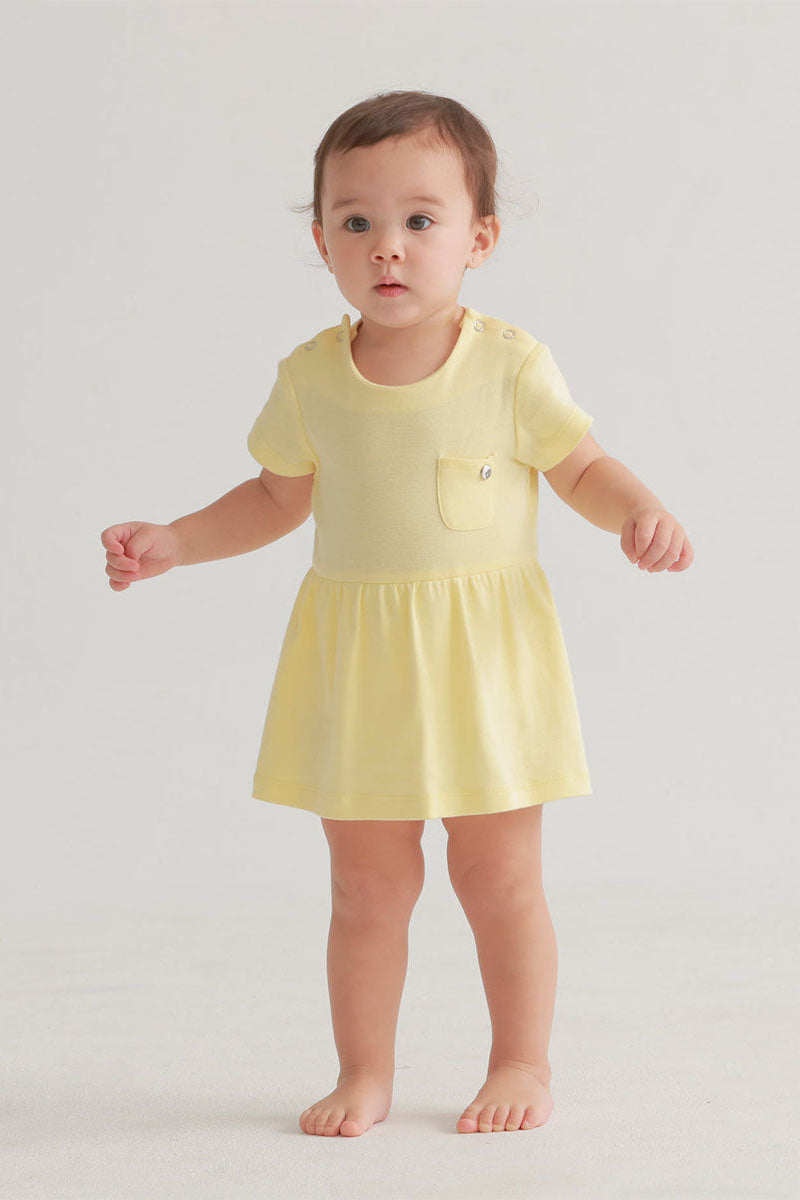 Main | Baby Knit Dress Romper | 100% Organic Cotton
