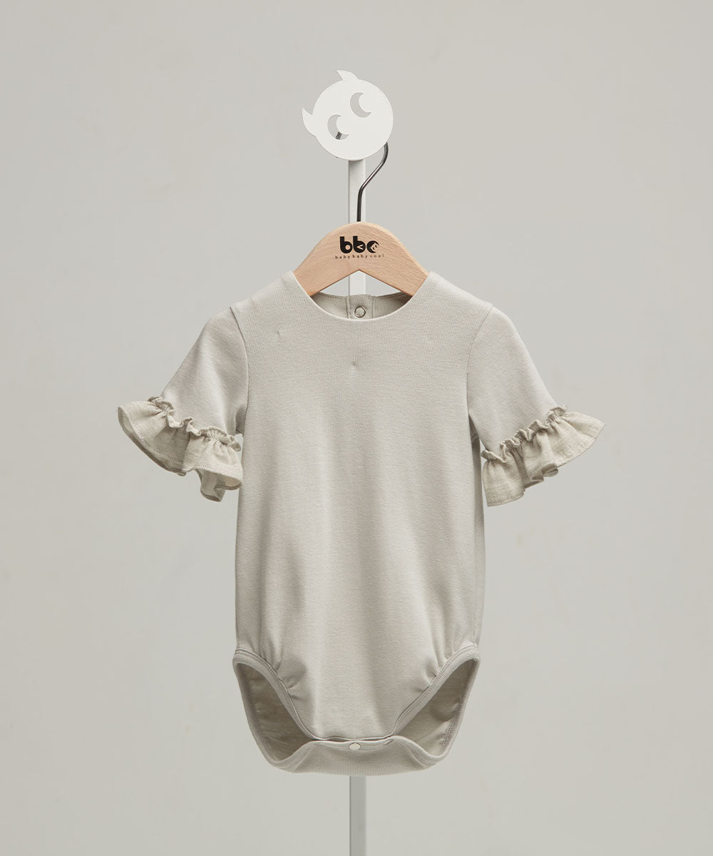 Main | Toddler Elegant Ruffle Bodysuit | Ruffles | 100% organic cotton