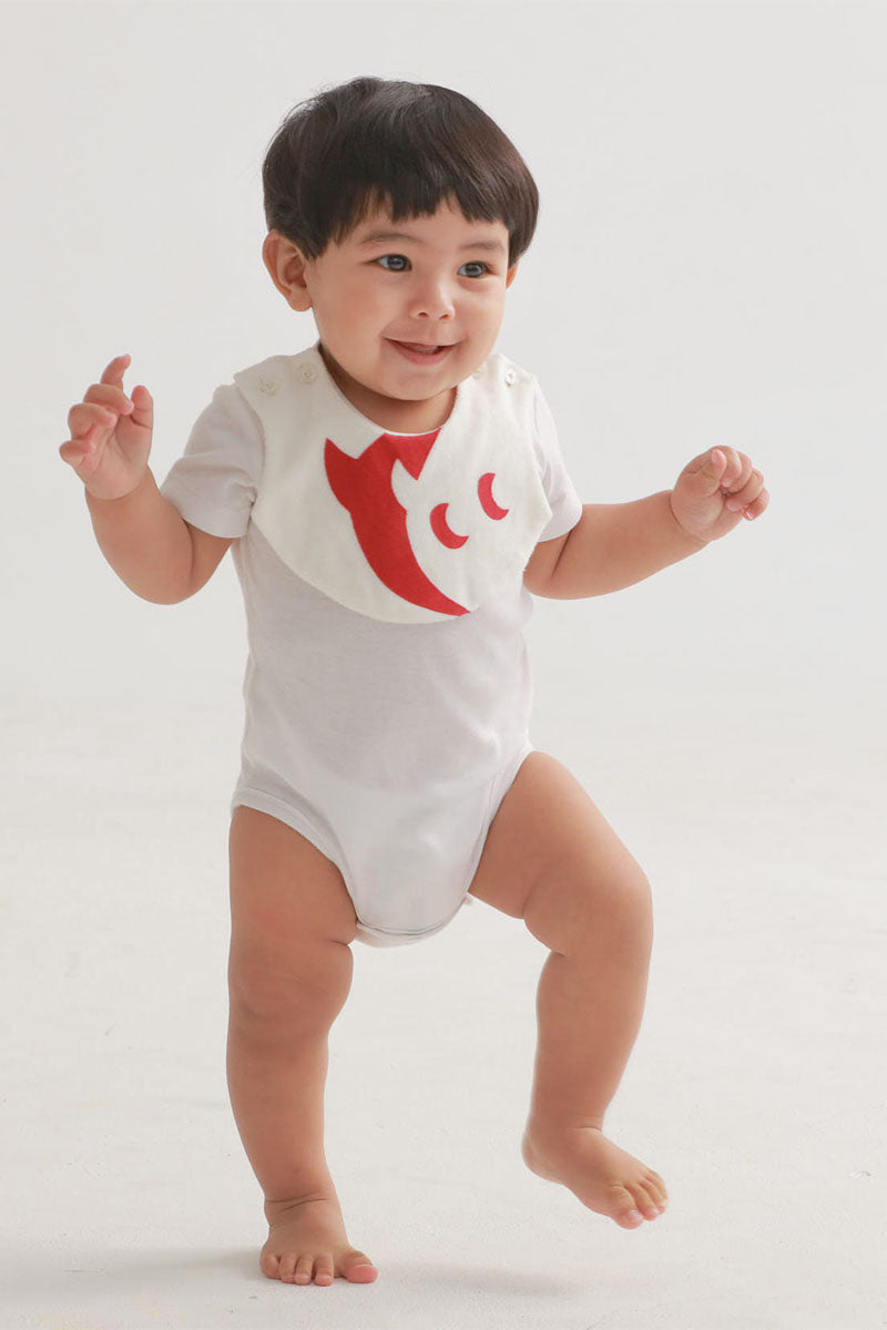 Main | Colorful elf bibs for toddlers | elf logo | 100% organic cotton