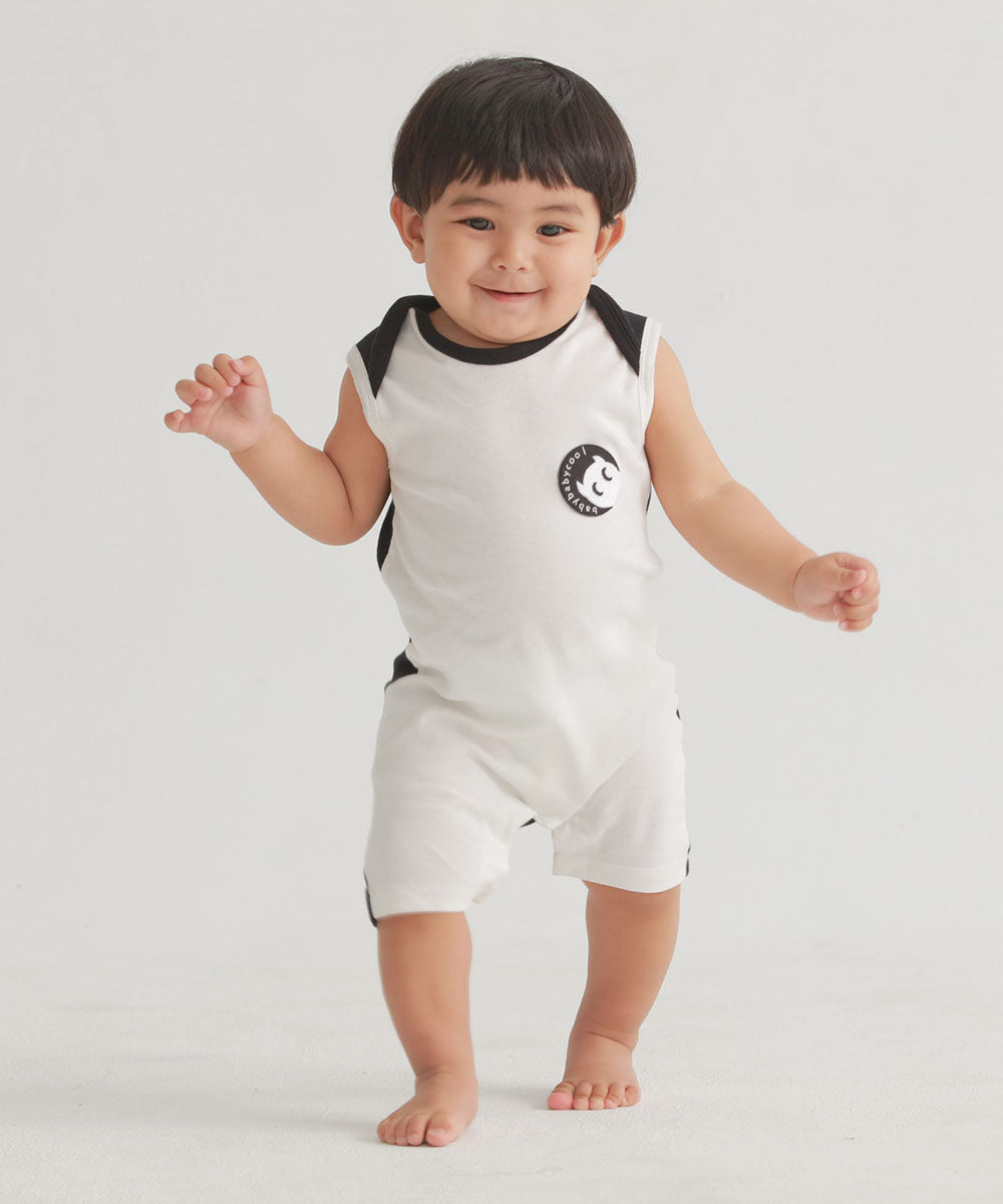 Main | 幼兒 運動風背心連身褲 | 小精靈 Logo | 100% 有機棉