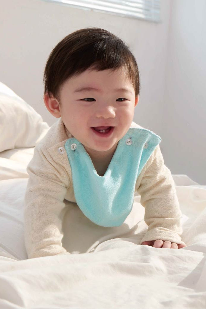 Main | Toddler bunny jumpsuit with two-tone scarf and bib | Detachable | 100% organic cotton
