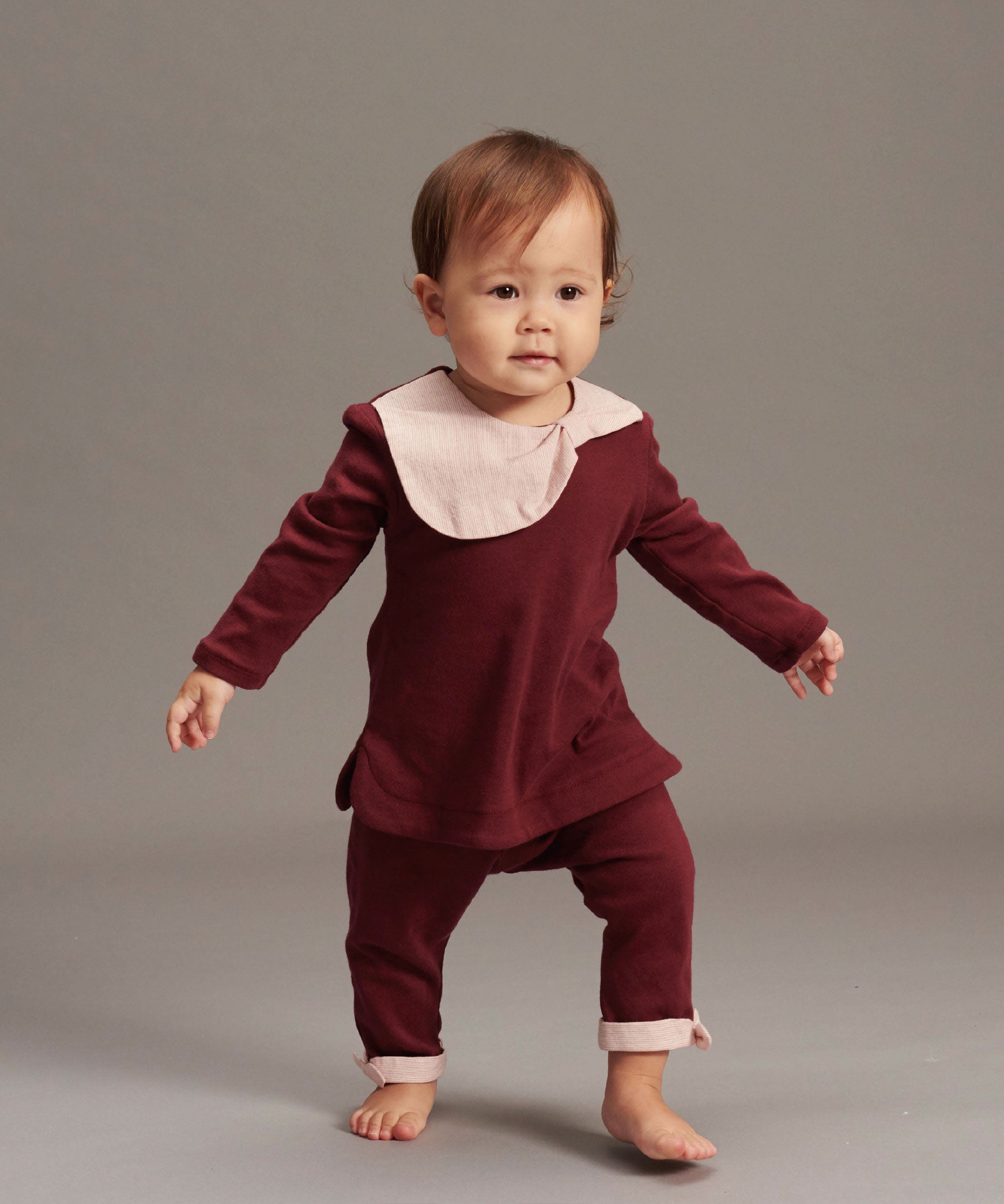 Main | BBC Classic Bow Scarf Set for Toddlers | Asymmetric Collar | 100% Organic Cotton