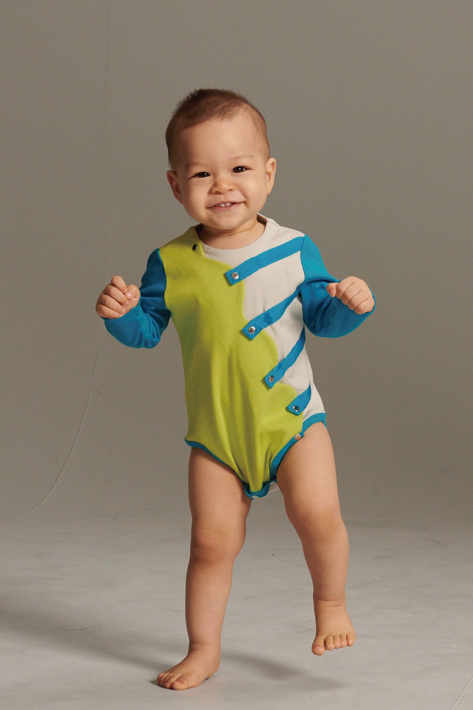 Main | Newborn Sky Cloud Bodysuit | Webbed | 100% organic cotton