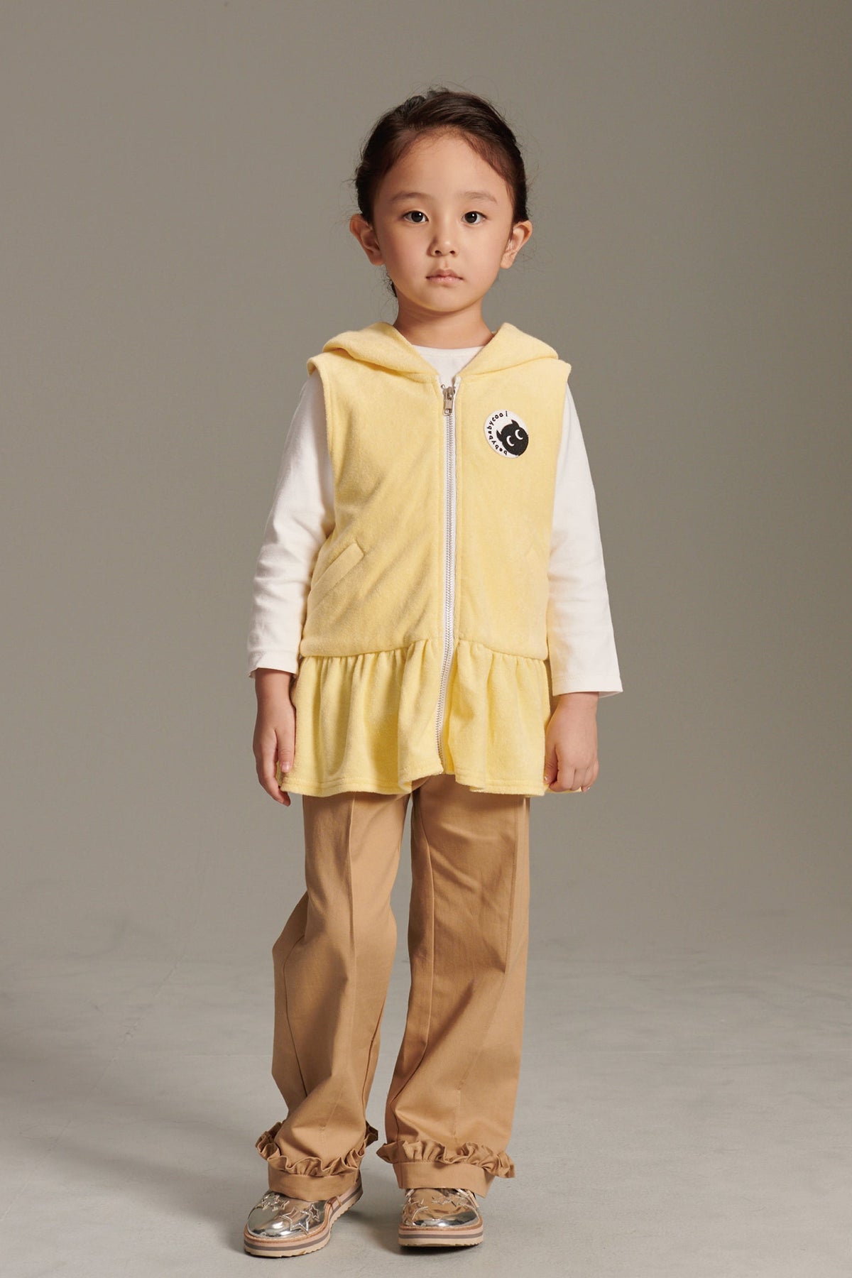Main | Girls Ruffle Straight Leg Pants | Ruffles | 100% organic cotton