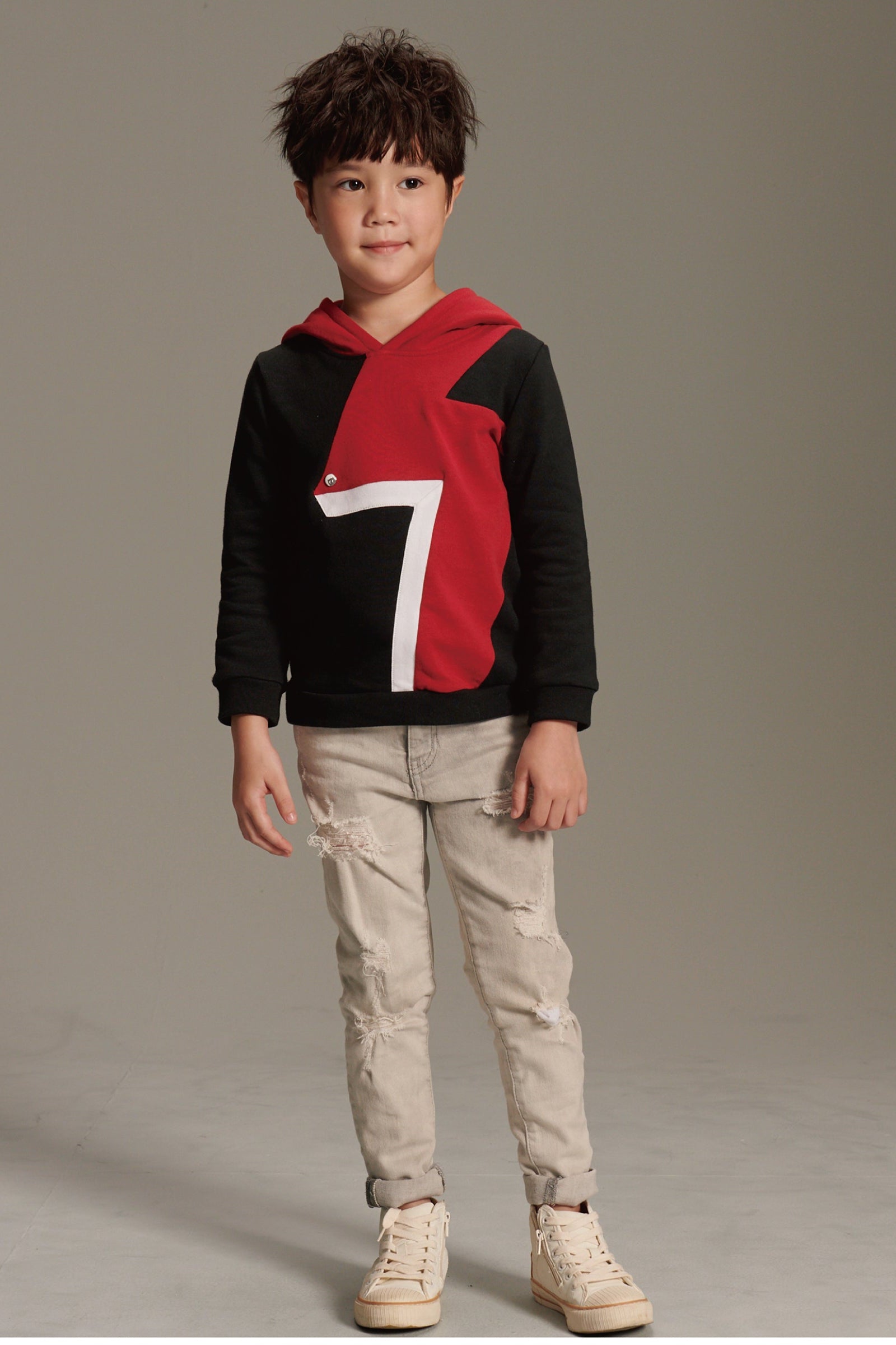 Main | 男童 閃電精靈連帽T恤 | 拼接 | 100% 有機棉