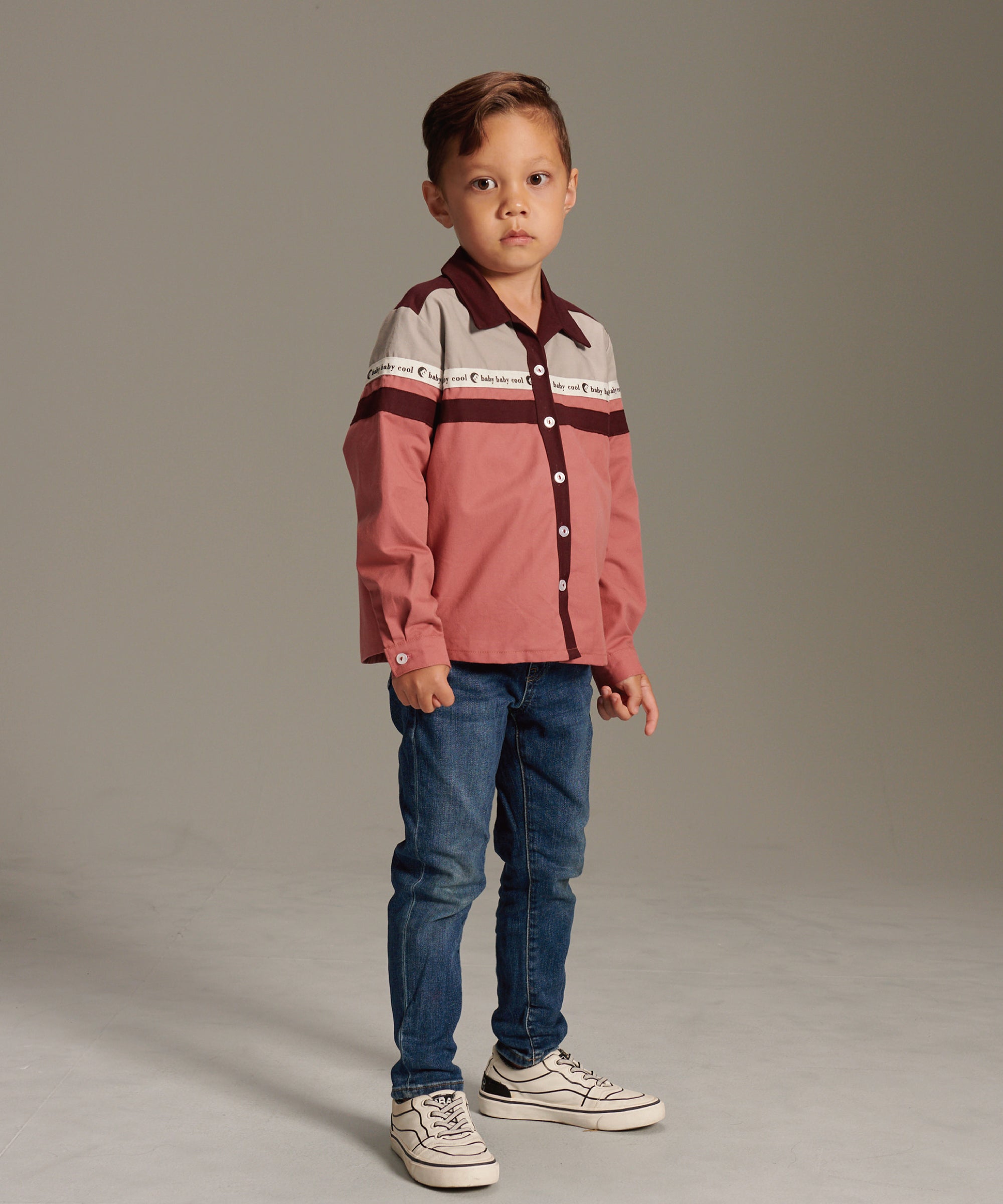 Main | Boys BBC Colorblock Shirt | Patchwork | 100% Organic Cotton