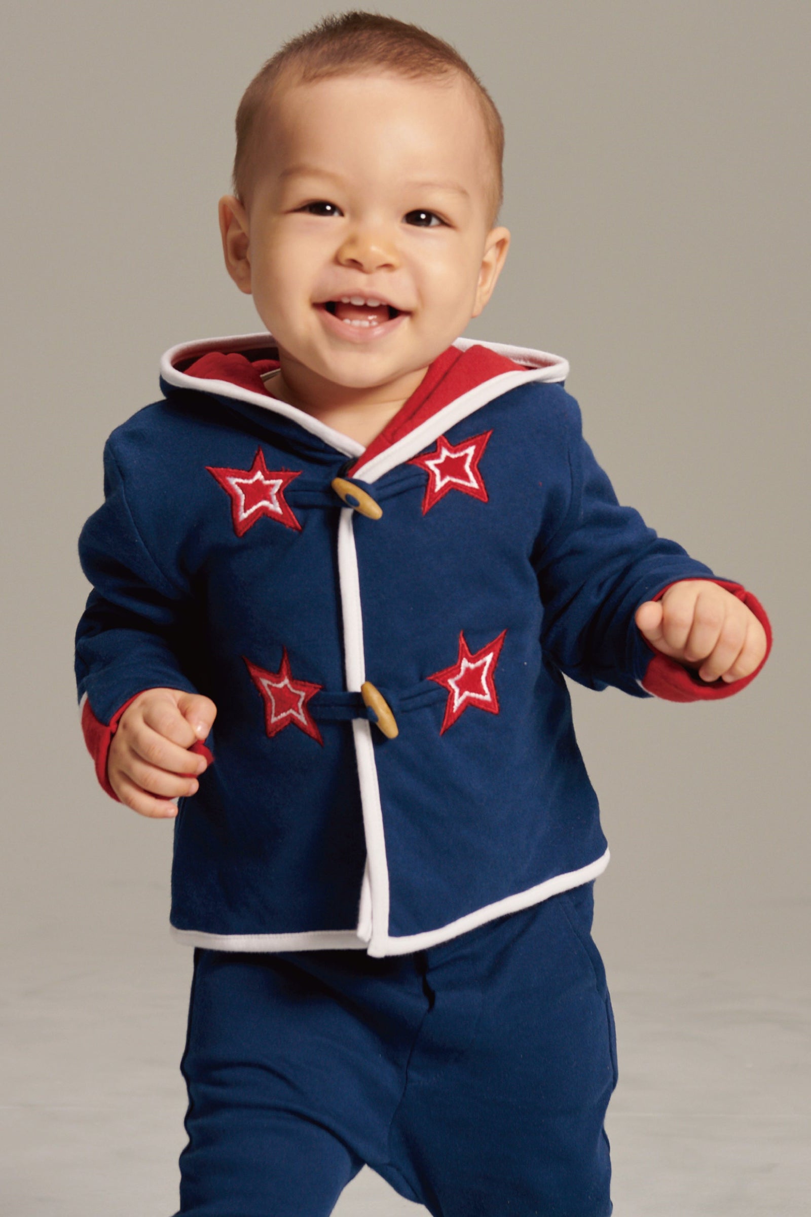 Main | Toddler Rockstar Horn Jacket | Stars | 100% organic cotton