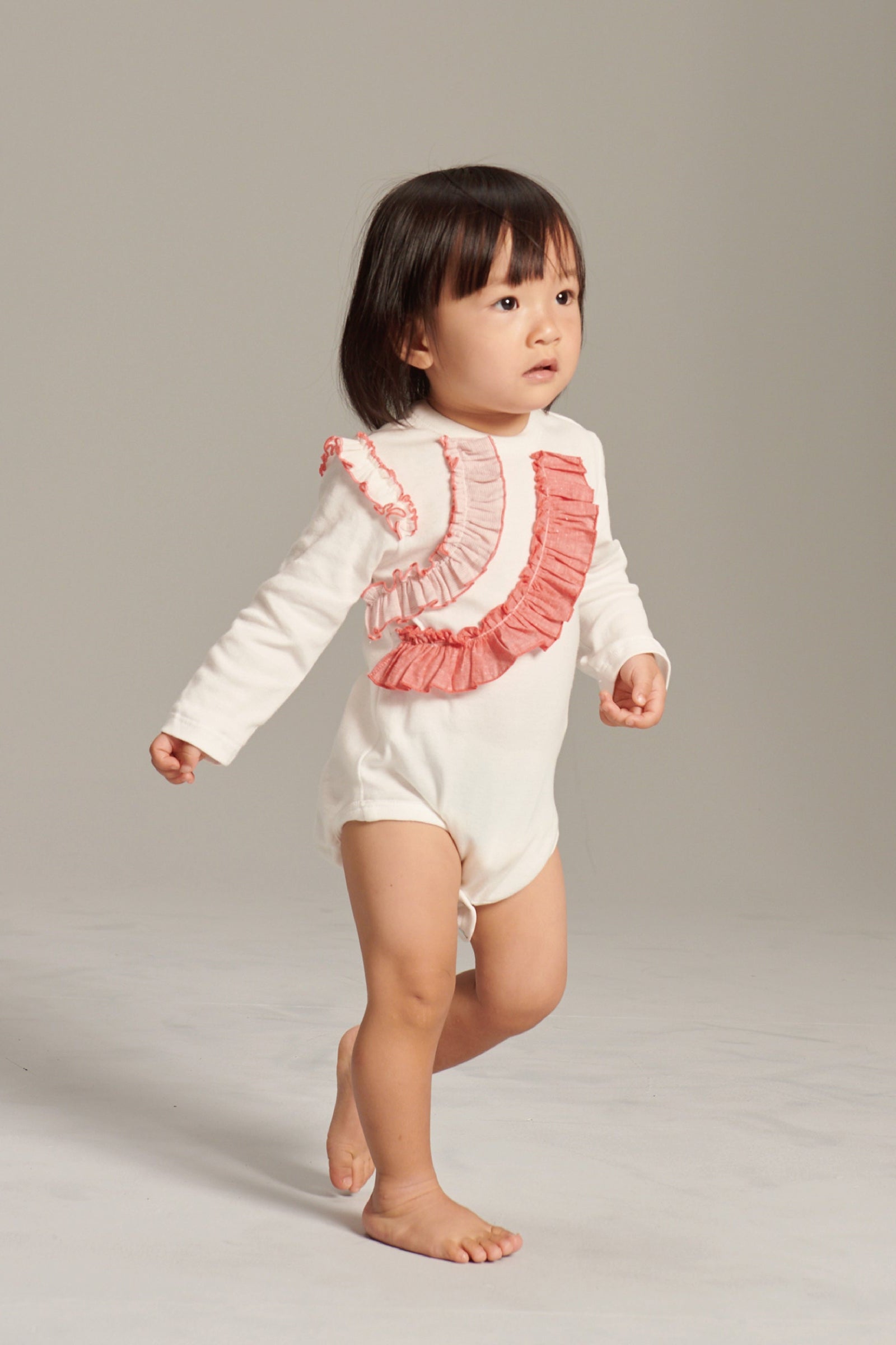 Main | Toddler Wave Series - Gradient Lotus Leaf Bodysuit | Lotus Leaf | 100% organic cotton